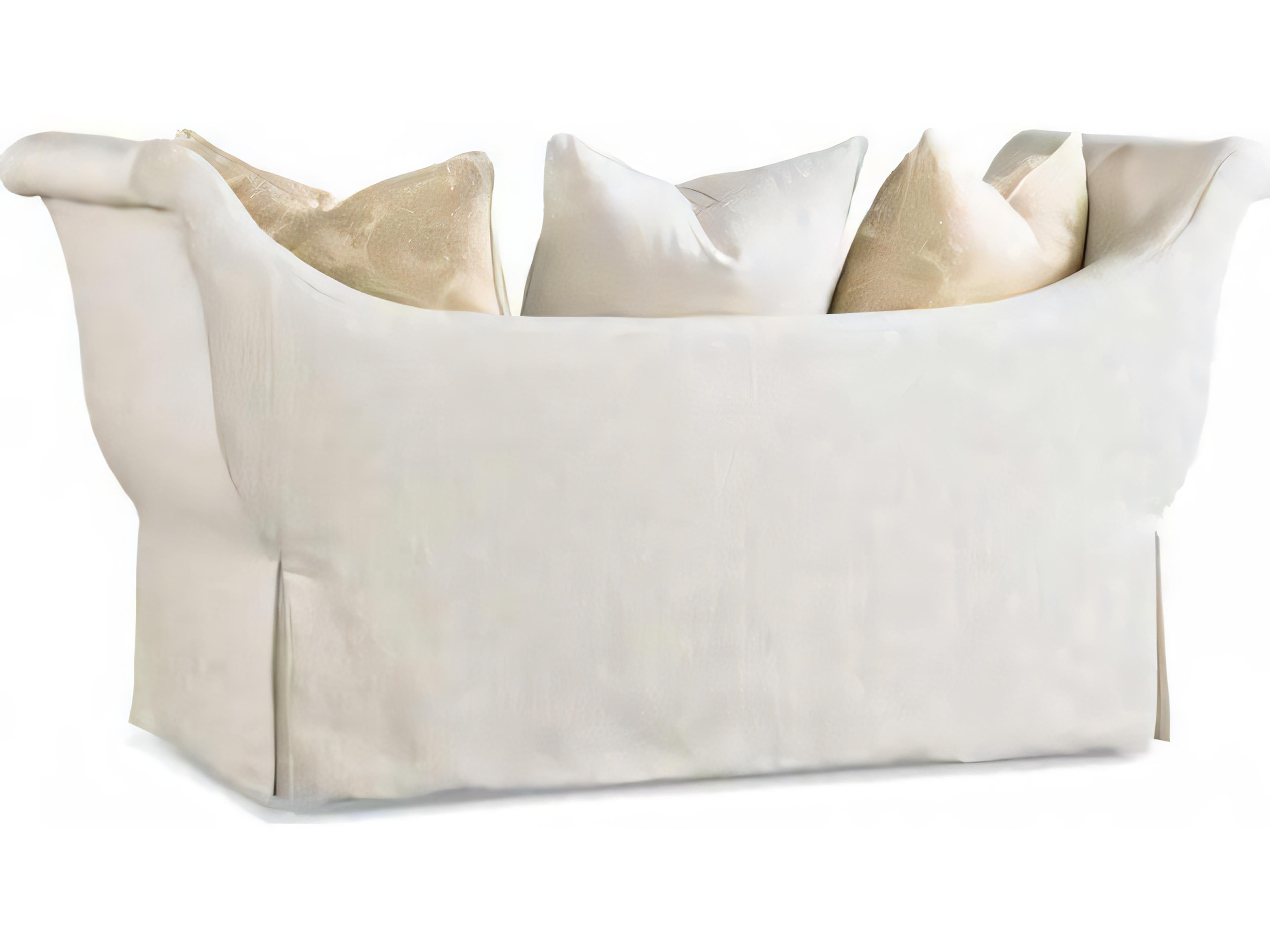 Hickory White Custom Elements Upholstery Cherry Accent Bench Settee