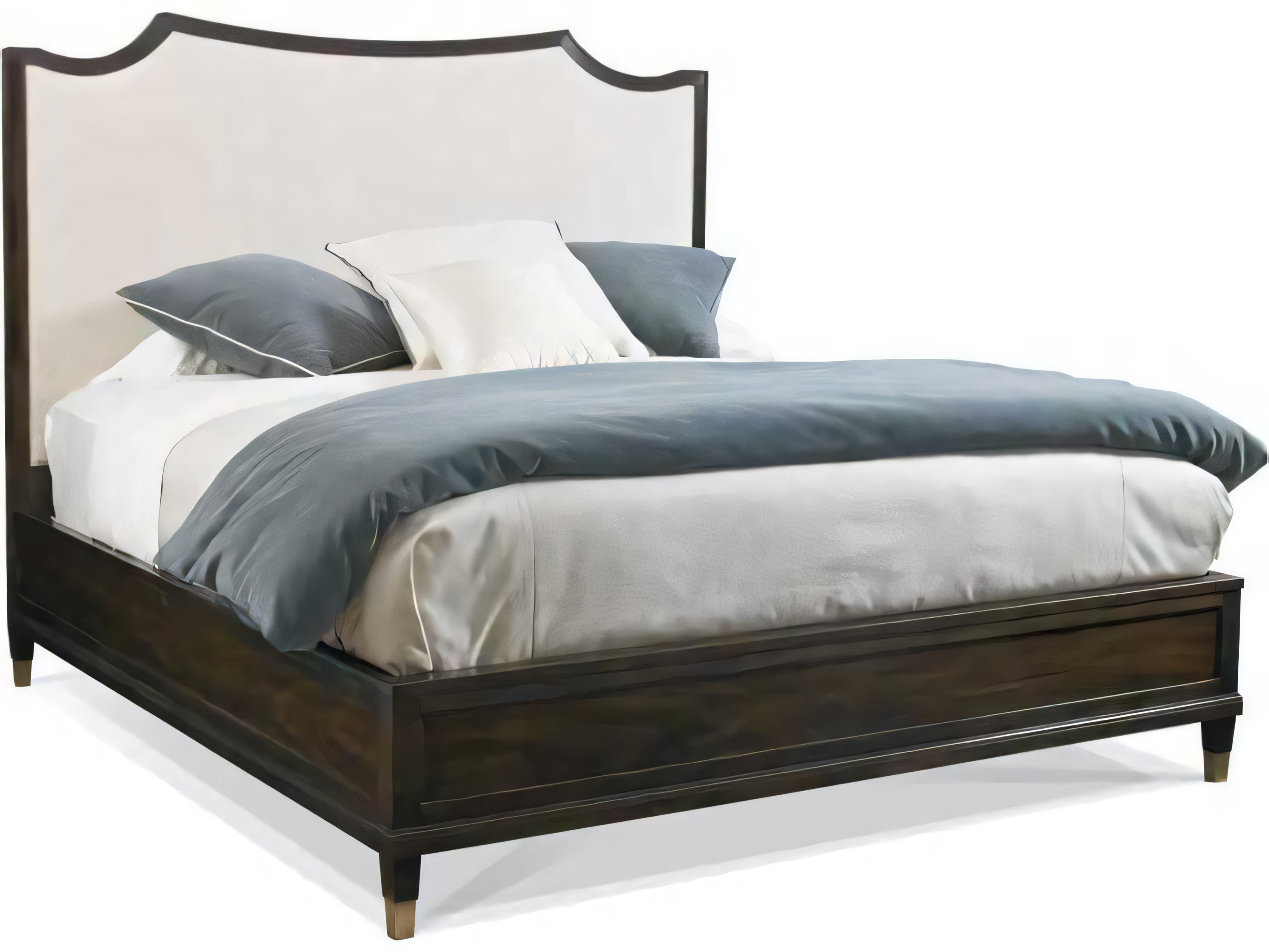 Westport Cotswold Acacia Wood Upholstered King Panel Bed