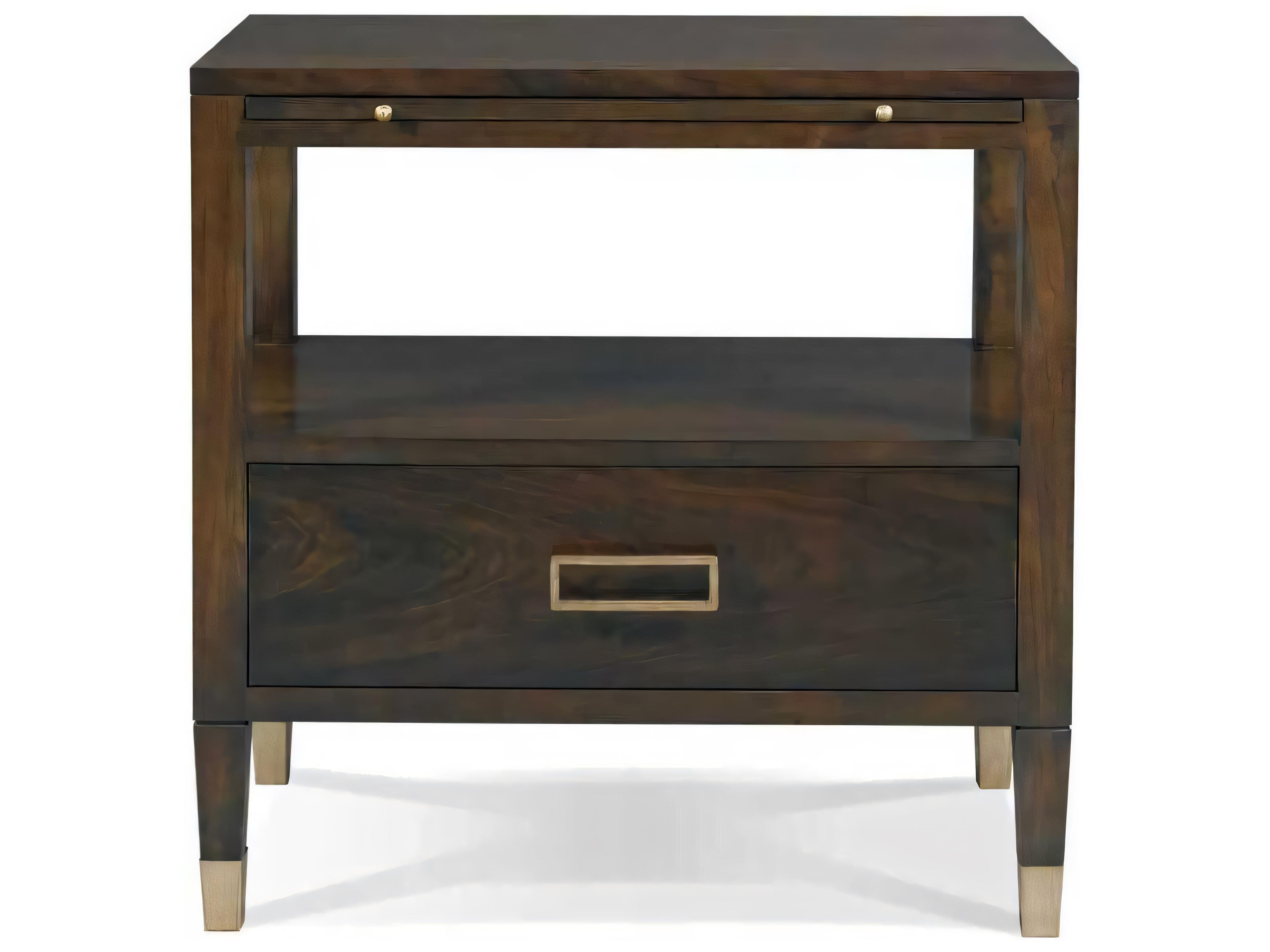 Hickory White Westport 1-Drawer Brown Maple Wood Nightstand