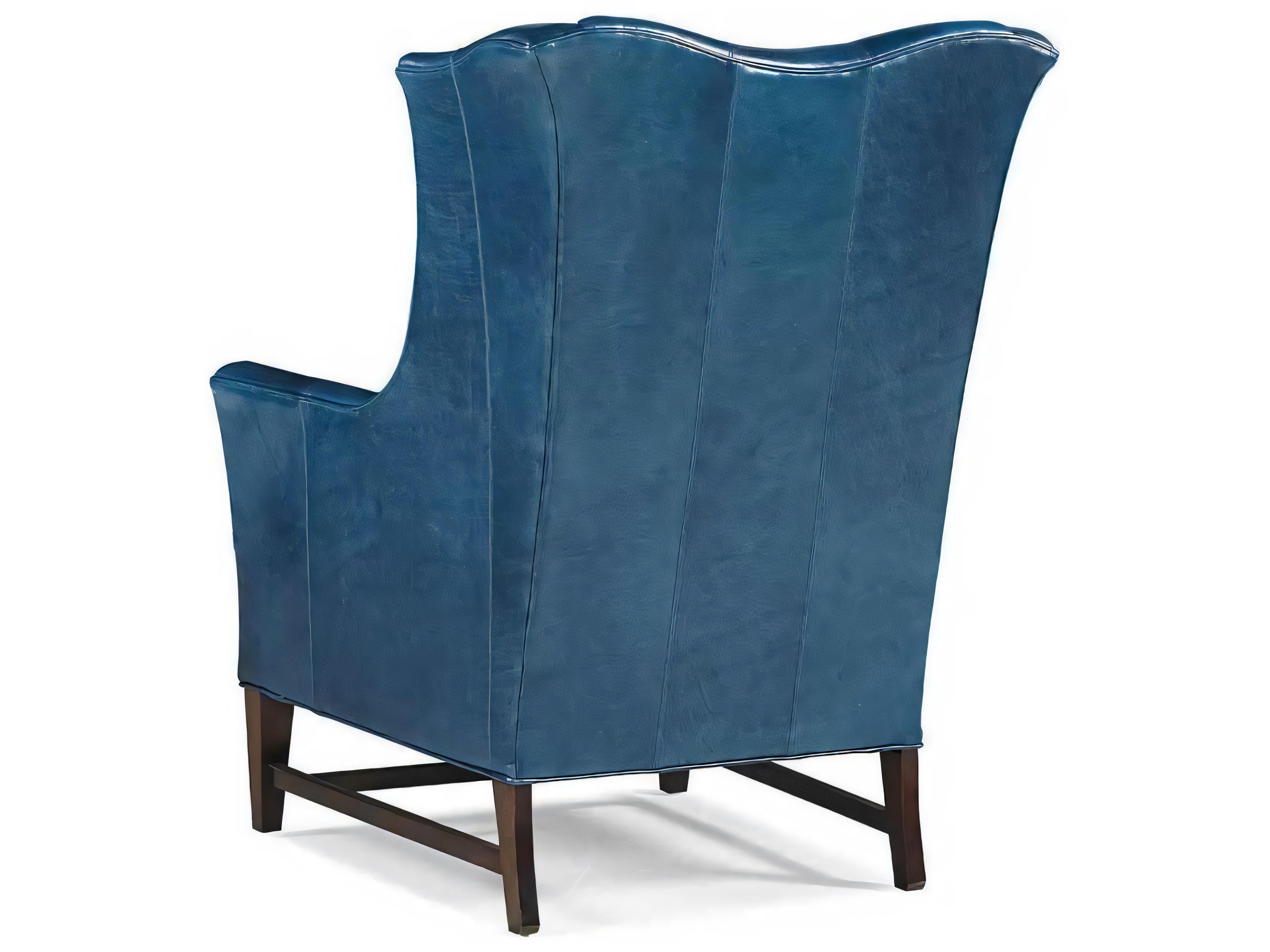 Hickory White Custom Elements Upholstery Fabric Wing Accent Chair