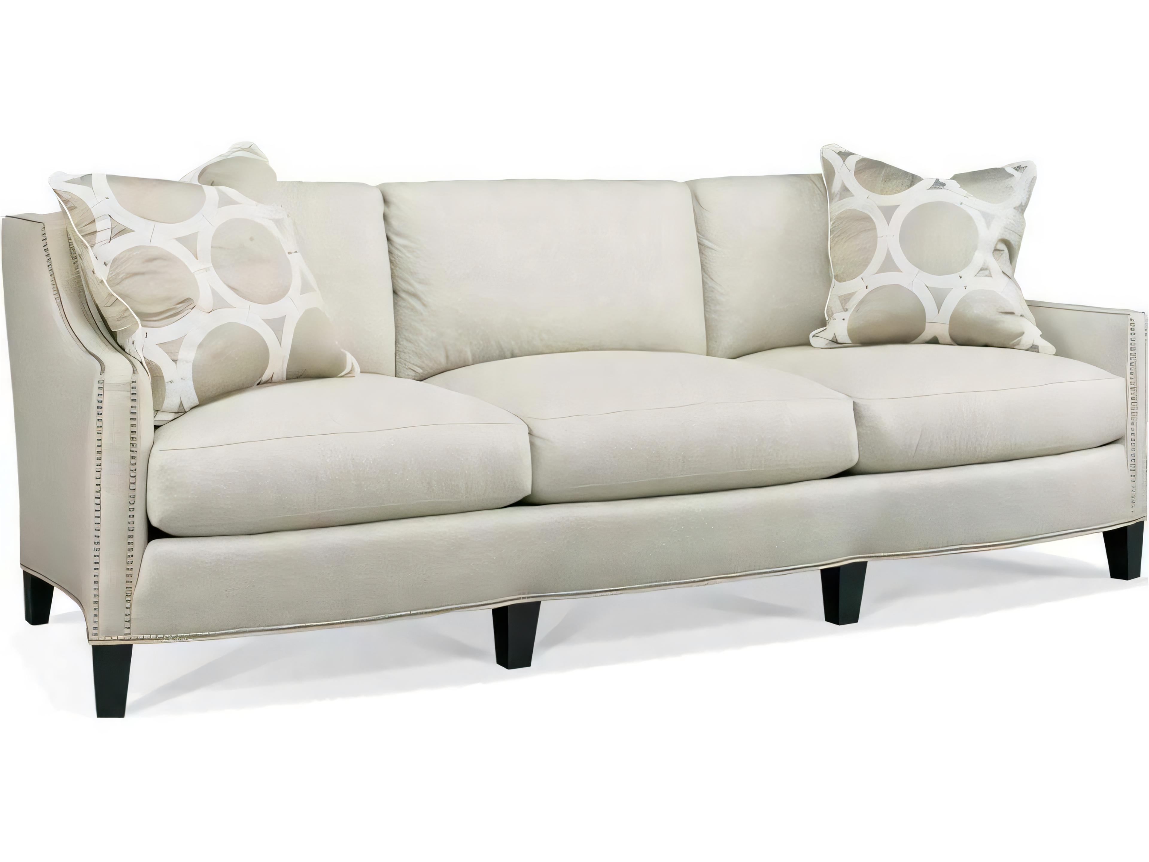 Custom Elements Upholstery Sable Beige Upholstered Sofa