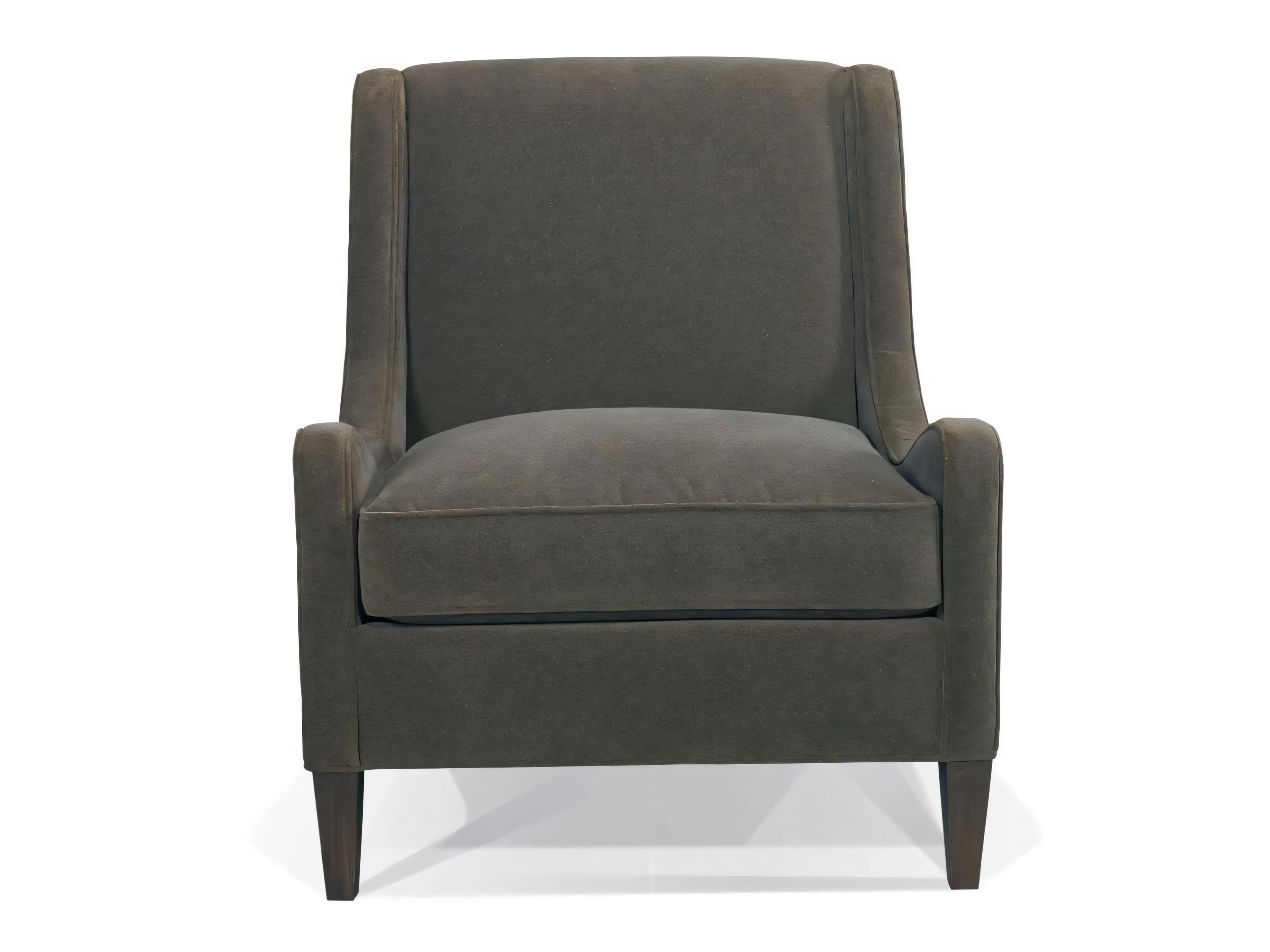 Hickory White Gray Fabric Accent Chair