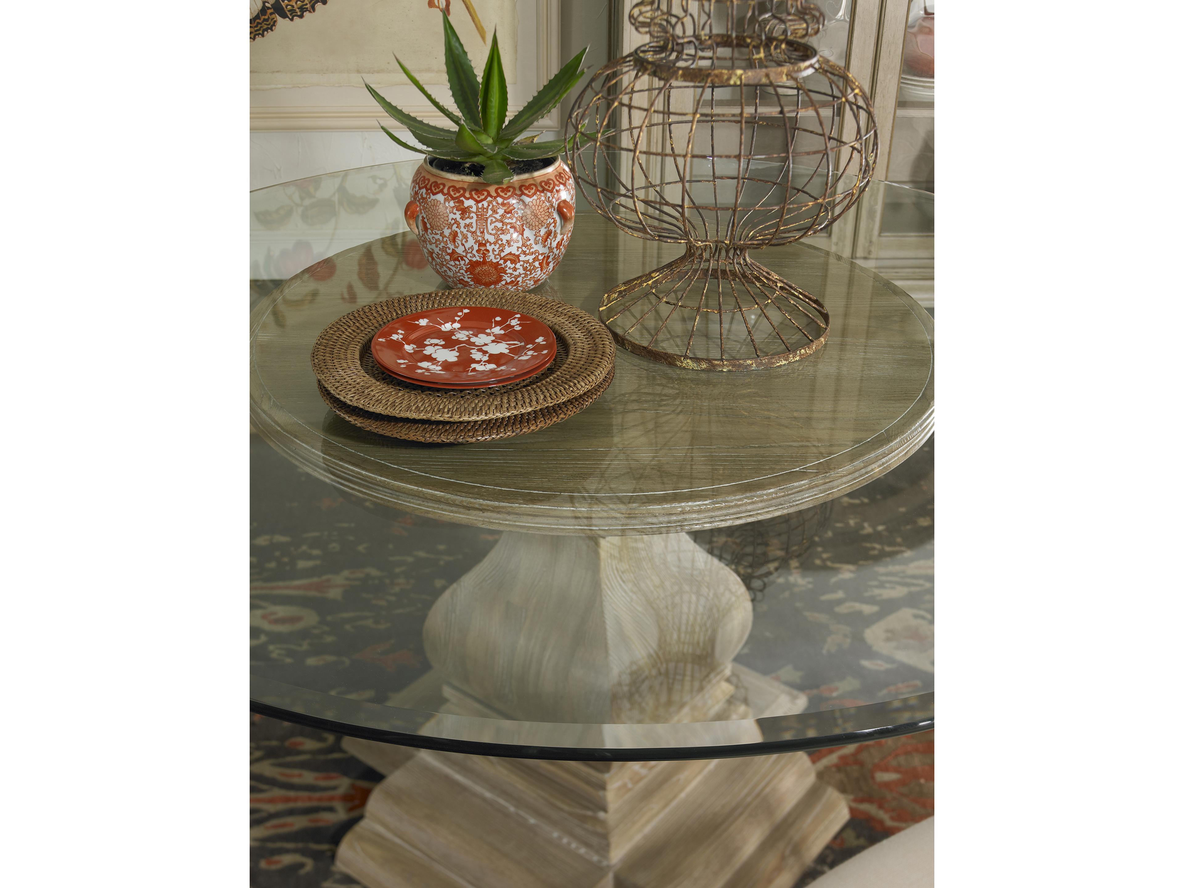 Hickory White Baluster Dining Table Base