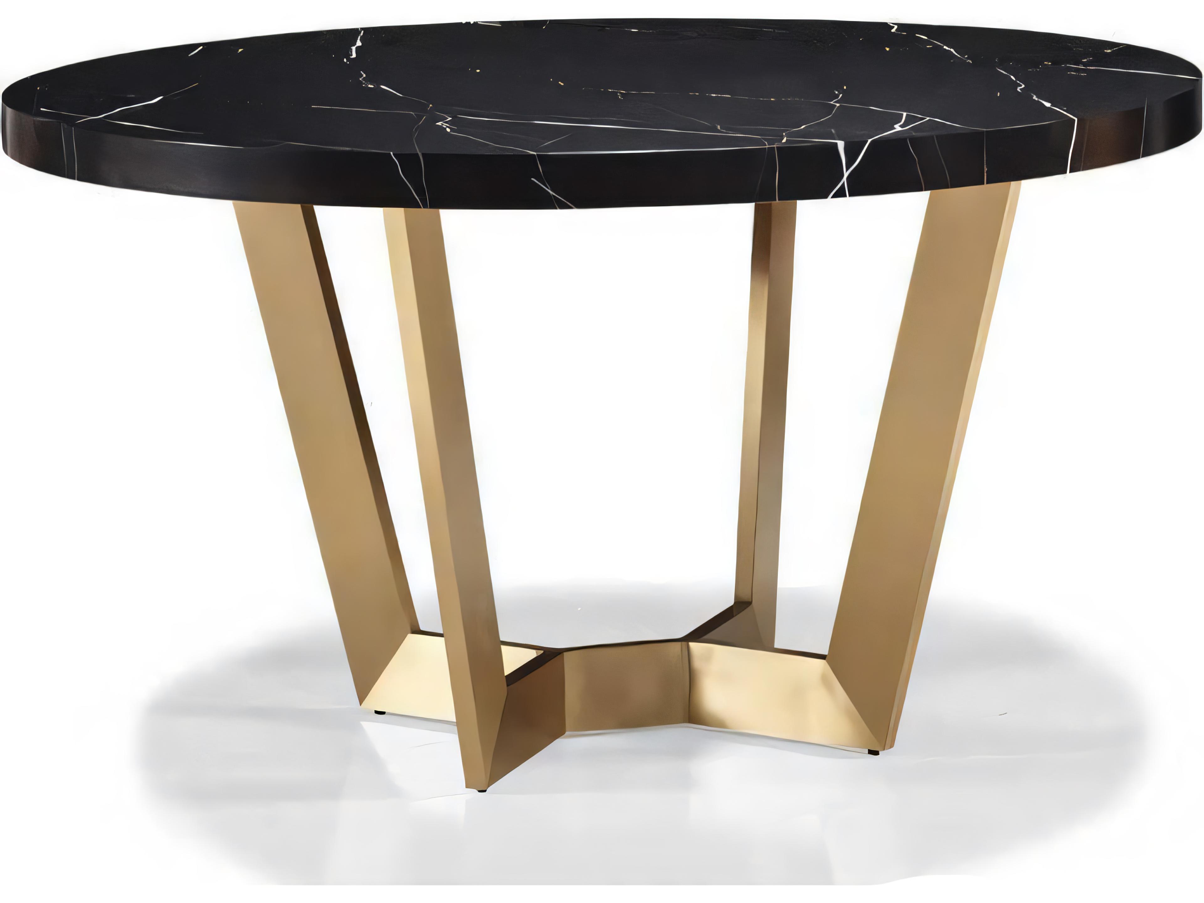 Hickory White Marc Metal Dining Table Base