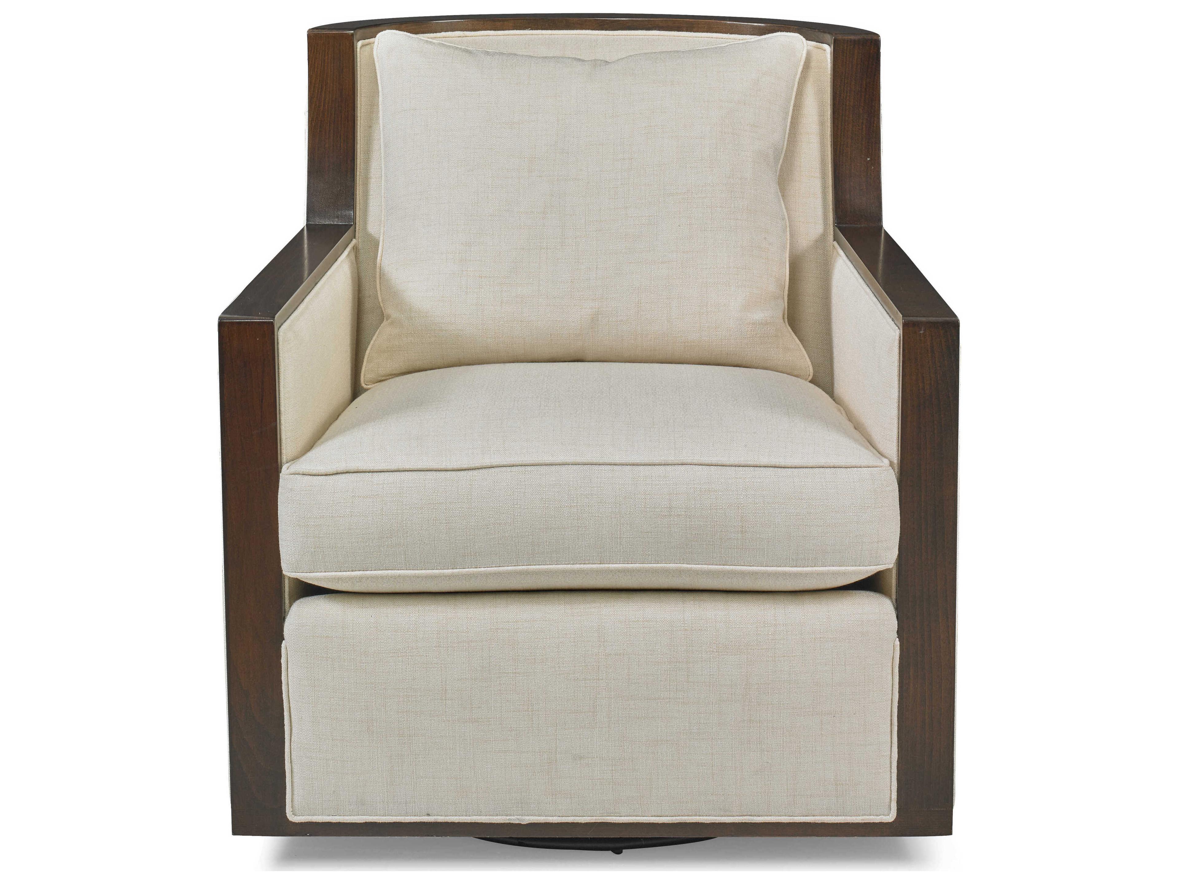 Hickory White Maxwell Swivel Fabric Accent Chair