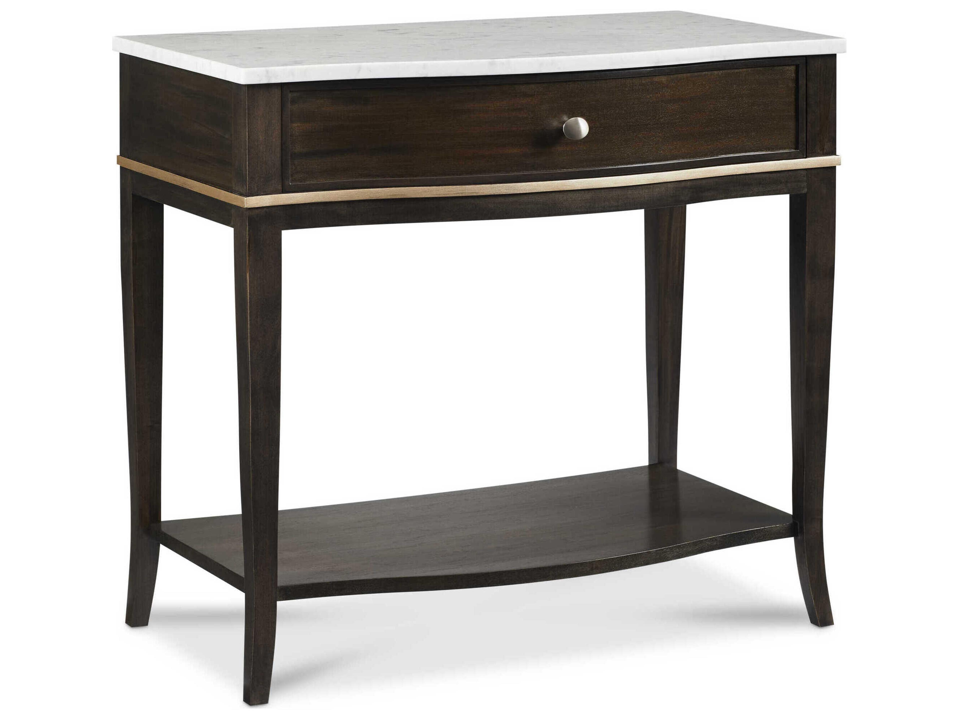 Reimagine 1-Drawer Carrington Nightstand with Stone Top