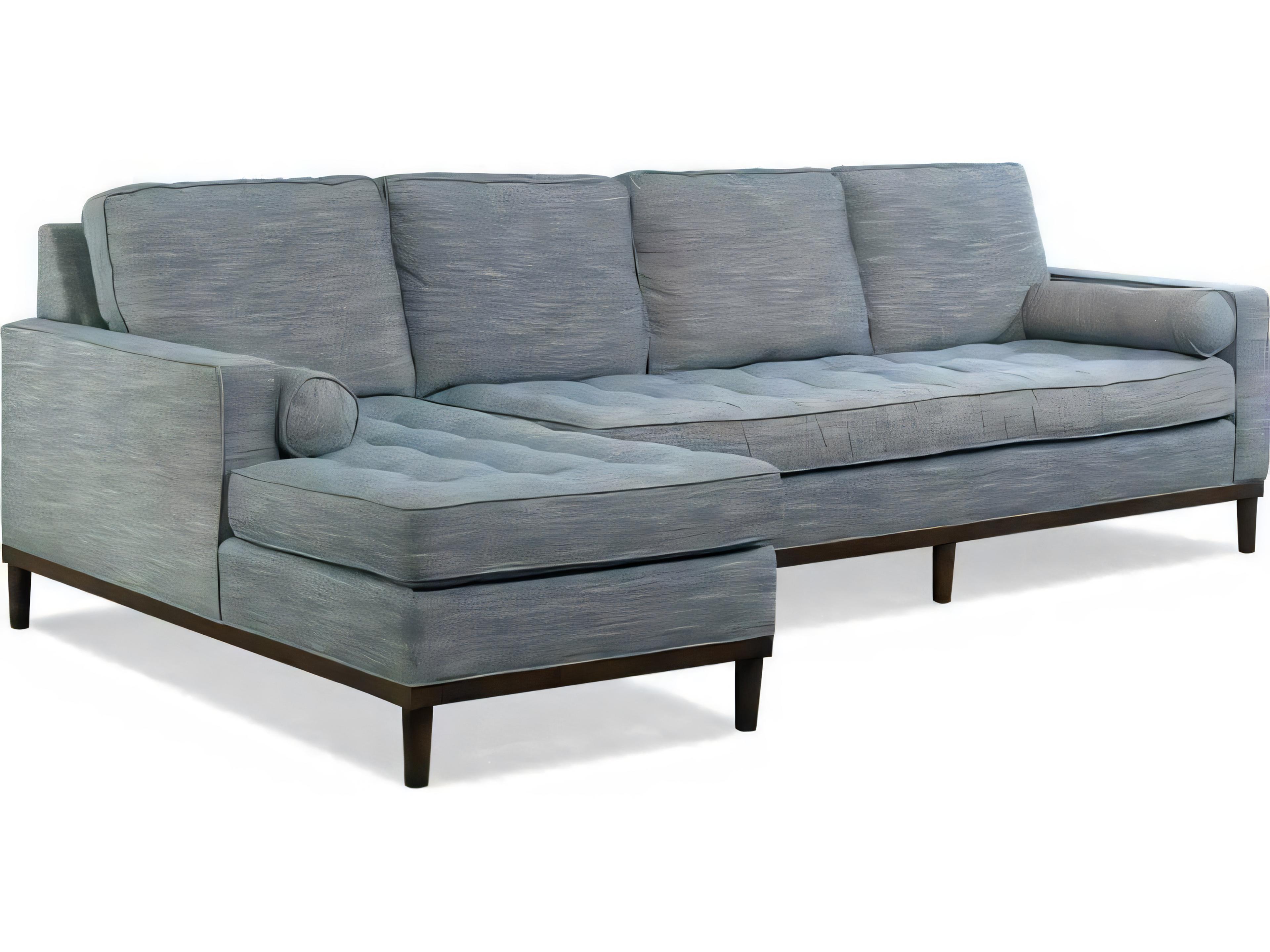 Hickory White Charlotte Upholstered LAF Chaise