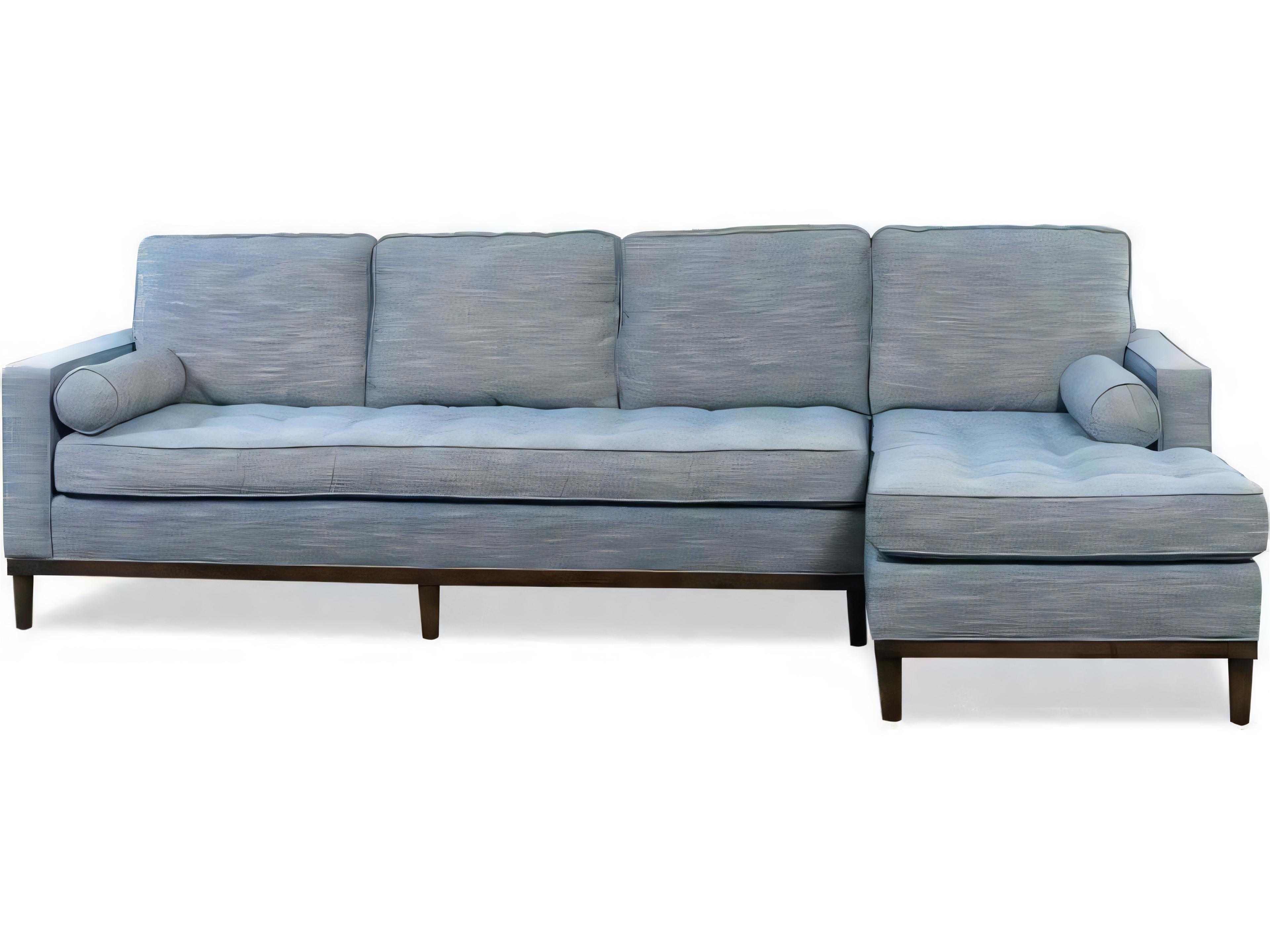 Hickory White Charlotte Sectional Sofa with RAF Chaise
