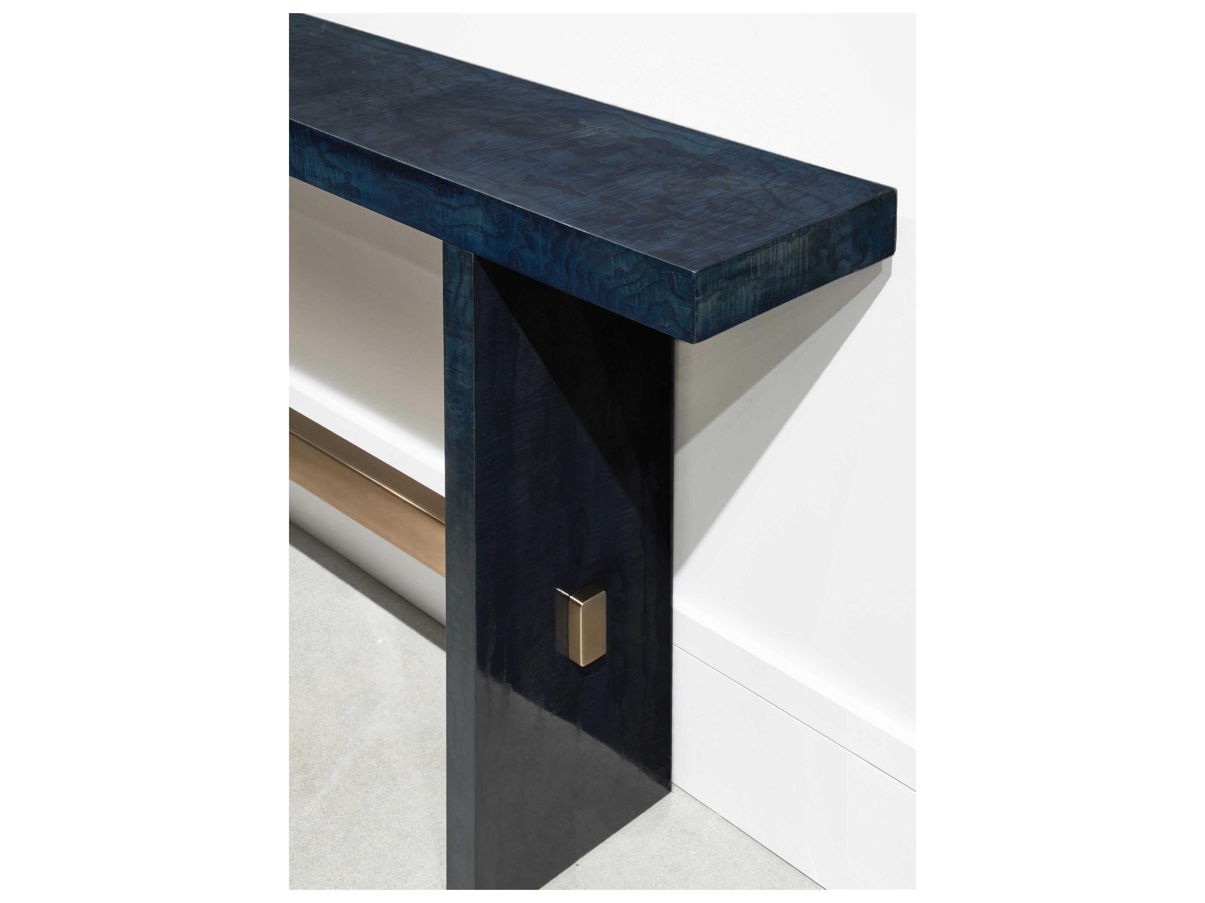 Hickory White Grangier Rectangular Wood Console Table