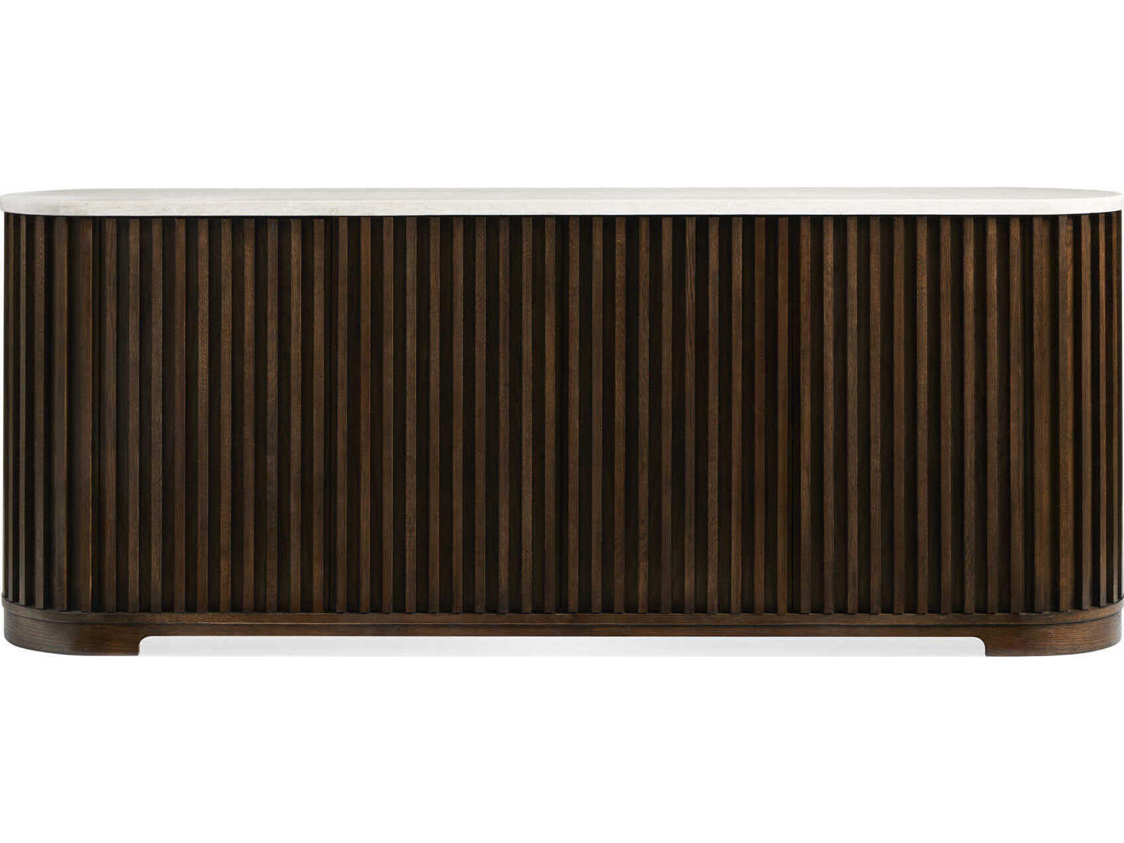 Hickory White Revival 81 88" Oak Wood Oasis Sideboard