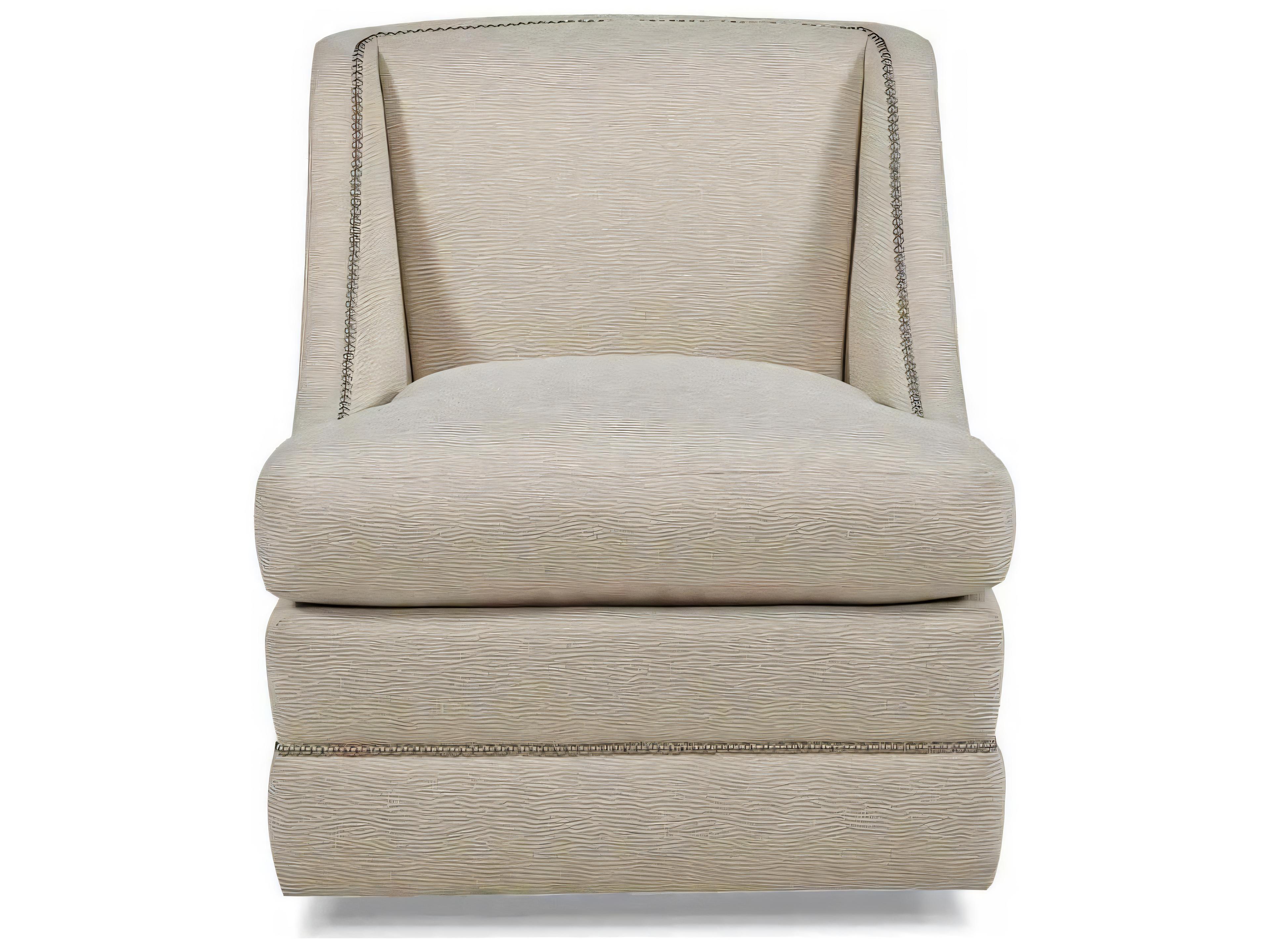 Hickory White Custom Elements Upholstery Swivel Grant Accent Chair