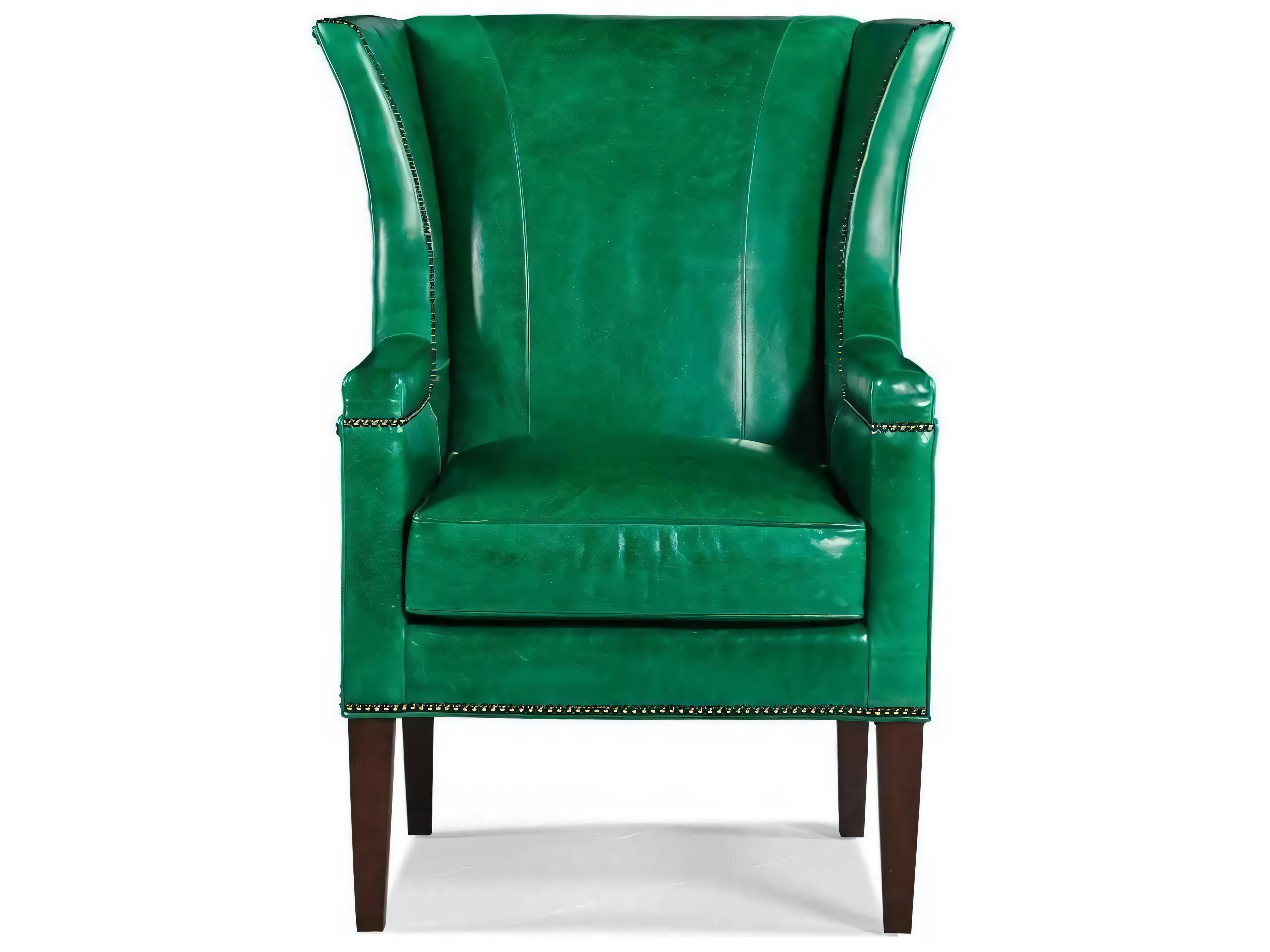 Hickory White Custom Elements Upholstery Fabric Hunter Wing Accent Chair