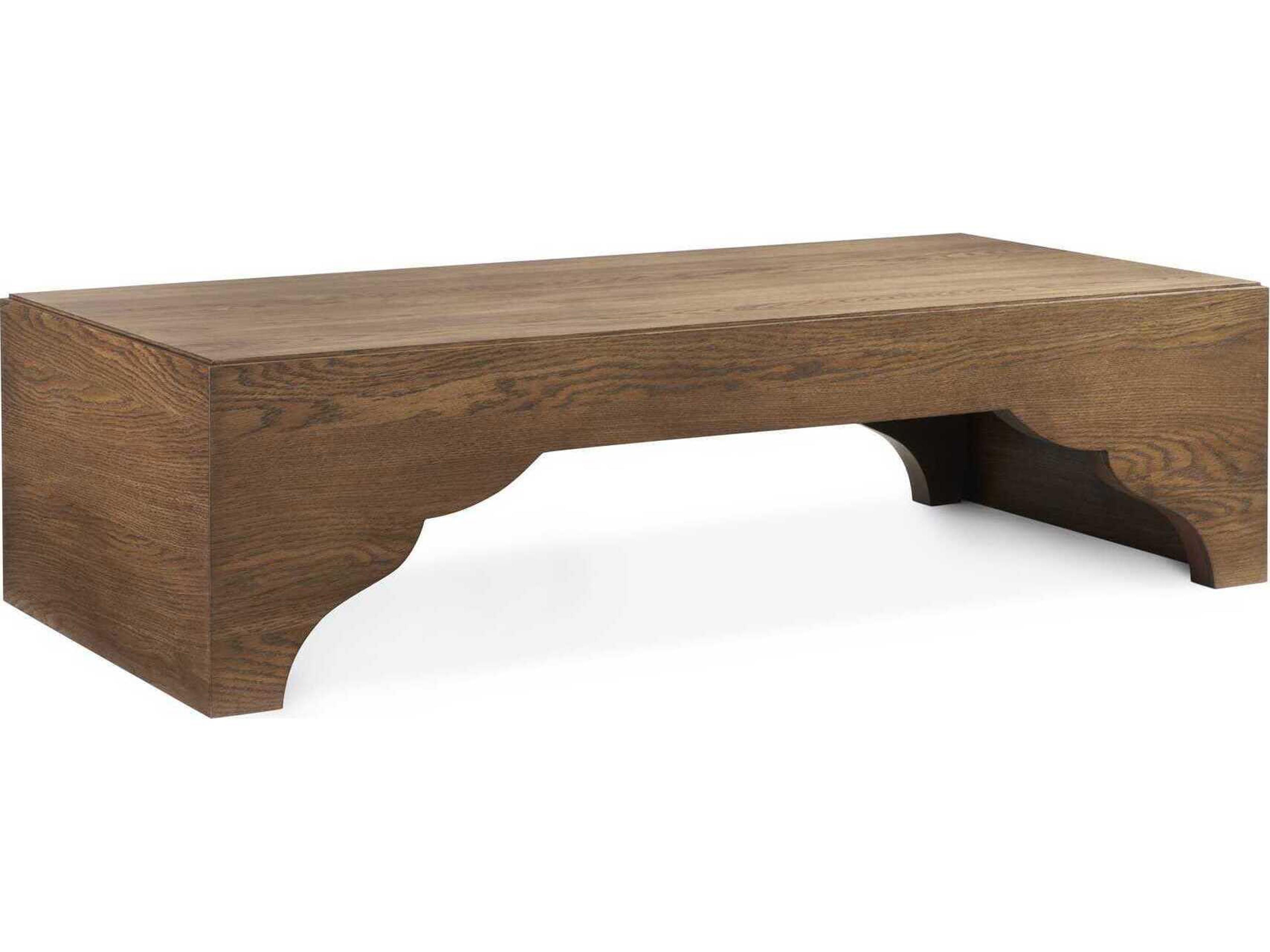 Revival Rectangular Wood Belmont Cocktail Table