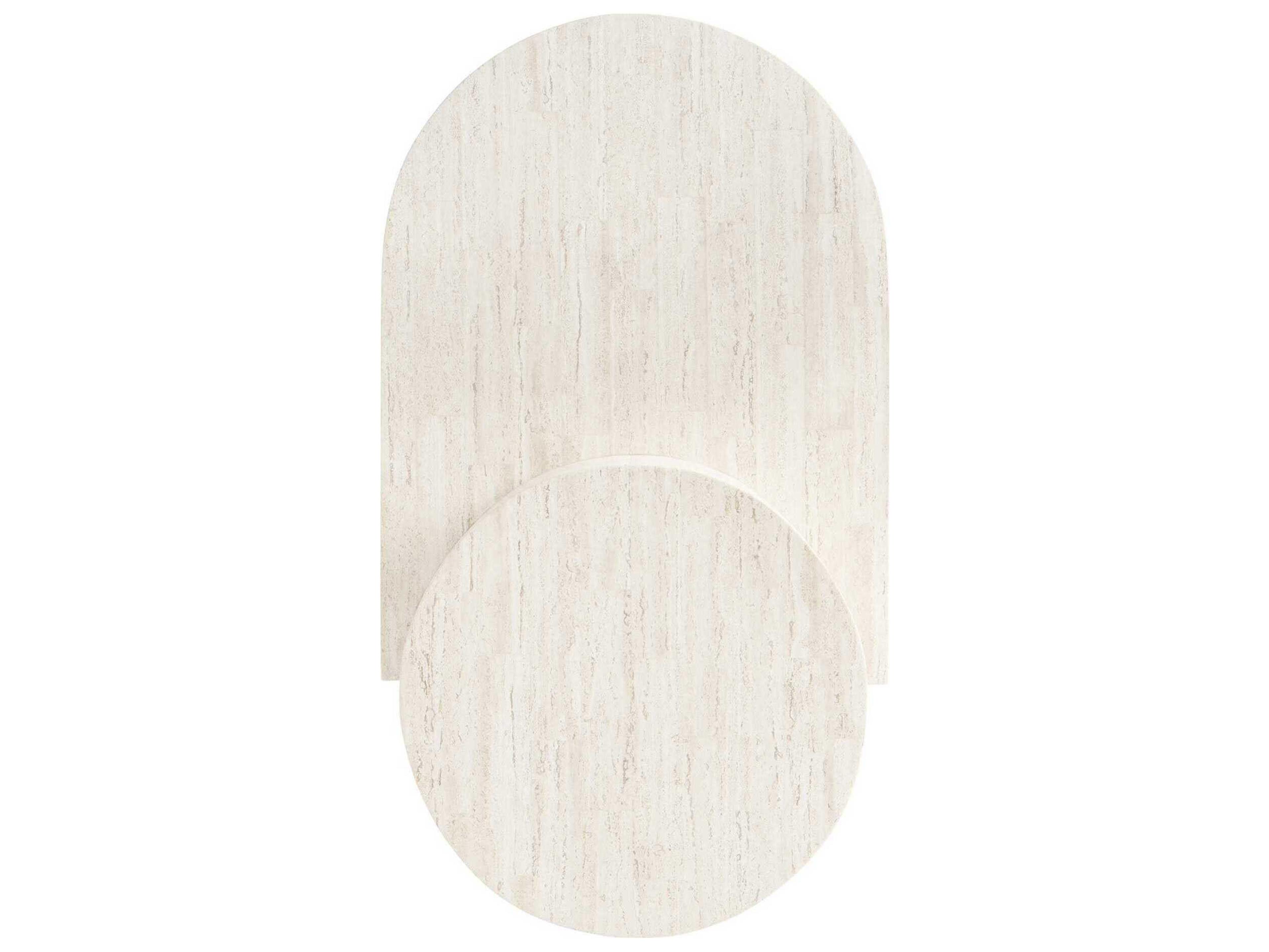 Hickory White Revival Stone Banks End Table