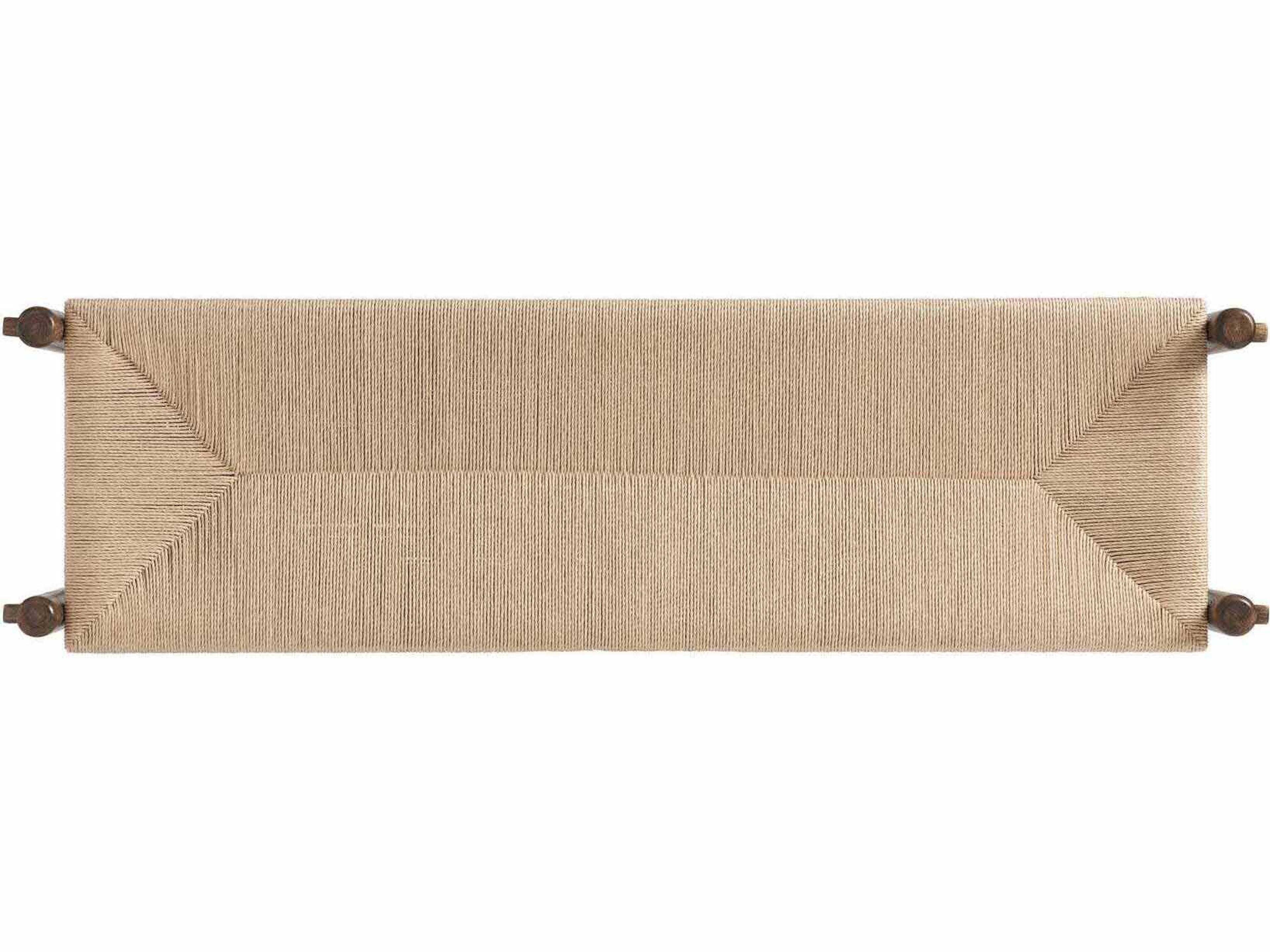 Hickory White Revival Oak Brown Accent Bench
