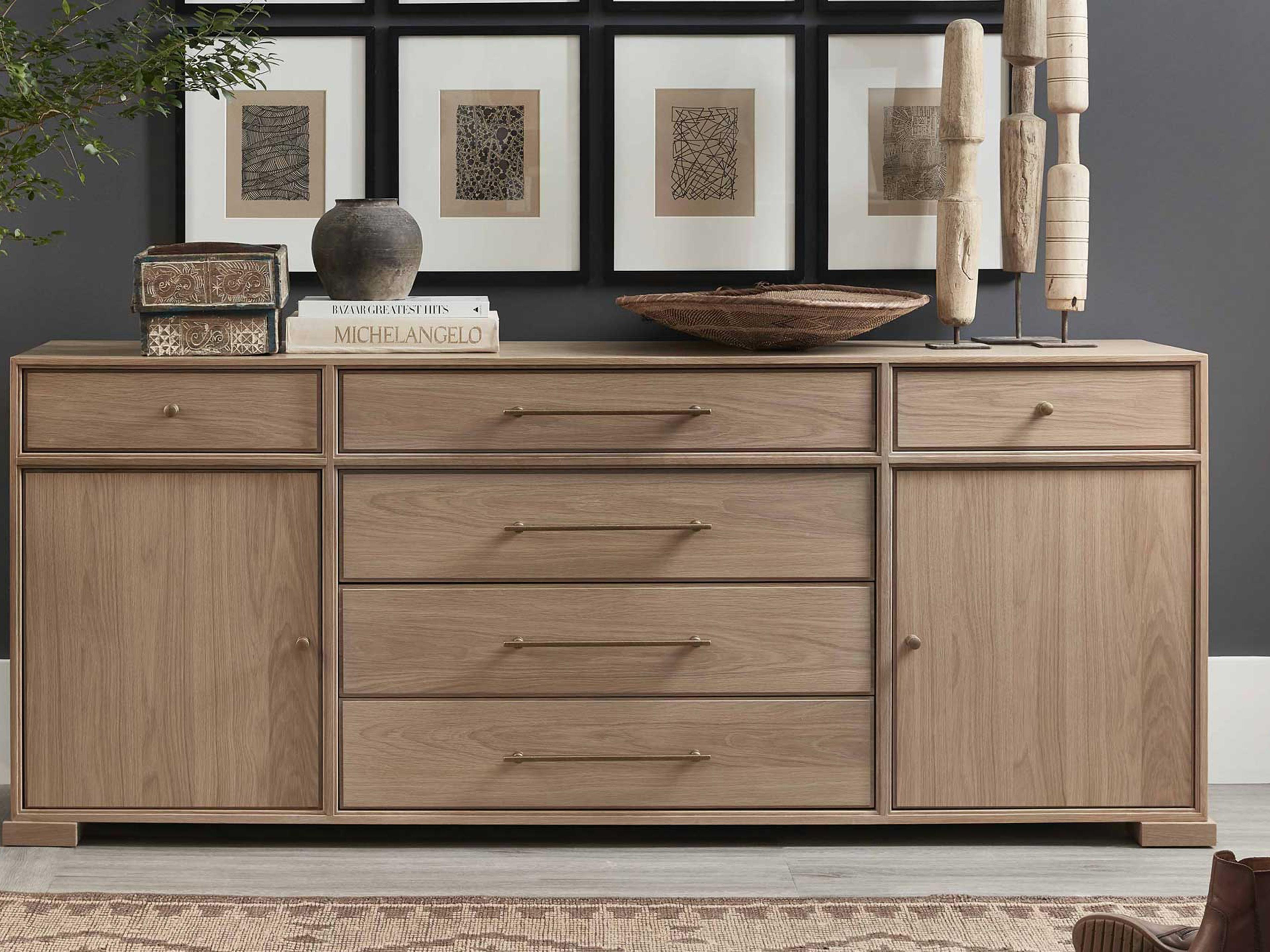 Hickory White Revival 6-Drawer Mccormick Triple Dresser