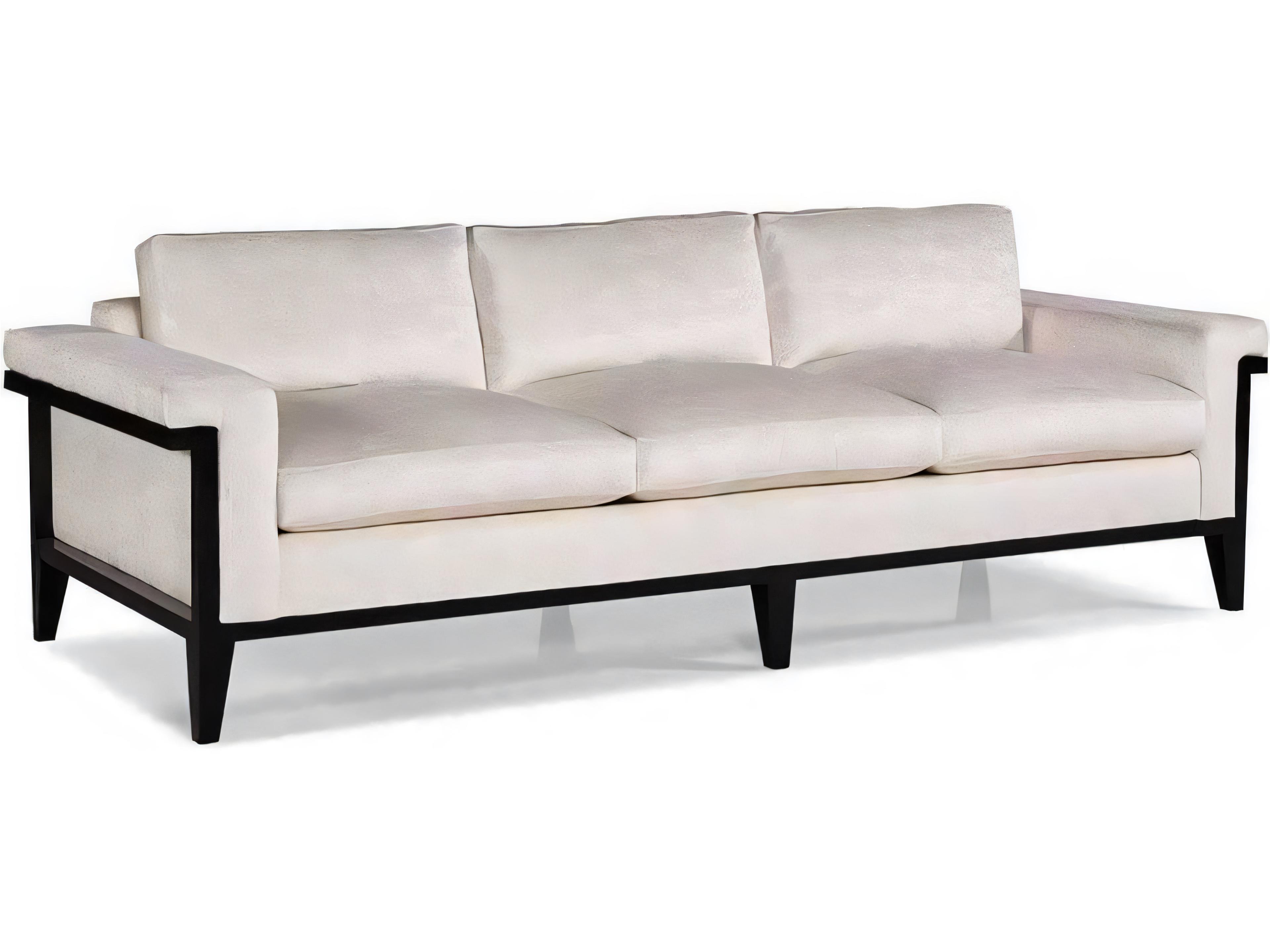 Eva Black Tie Lacquer Upholstered Sofa