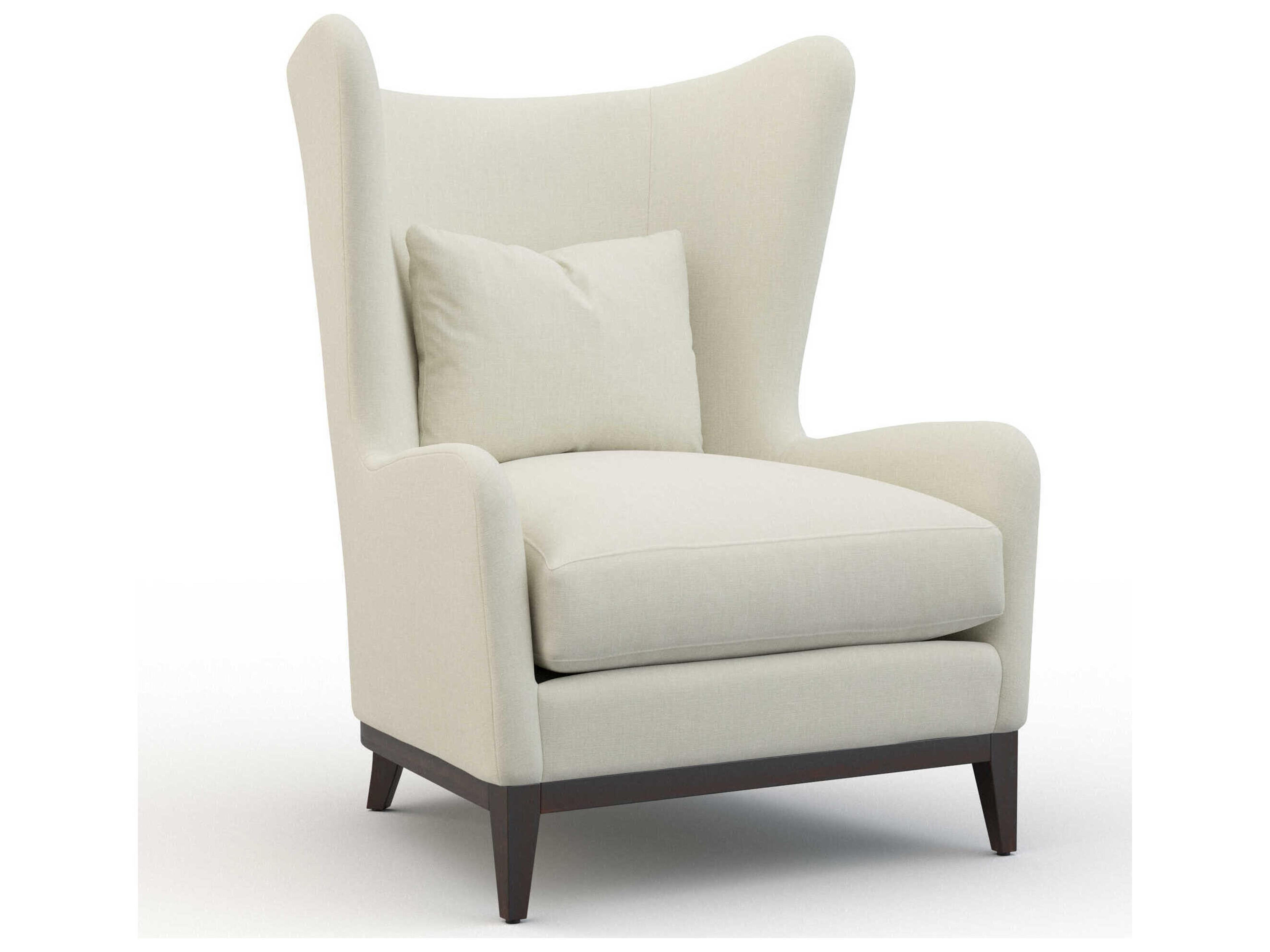 Custom Elements Upholstery Fabric Accent Chair