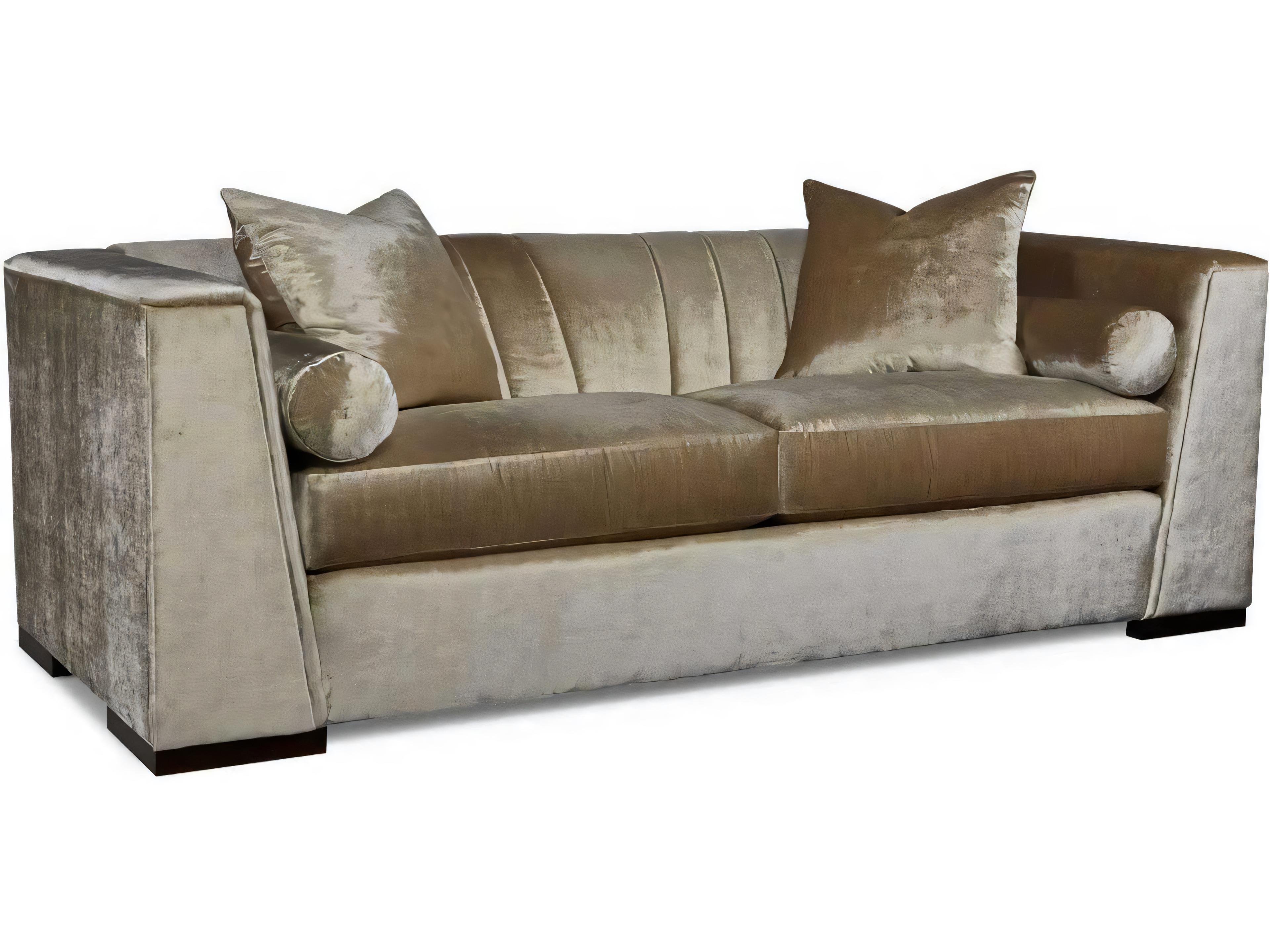 Custom Elements Upholstery Cotswold Gray Upholstered Sofa