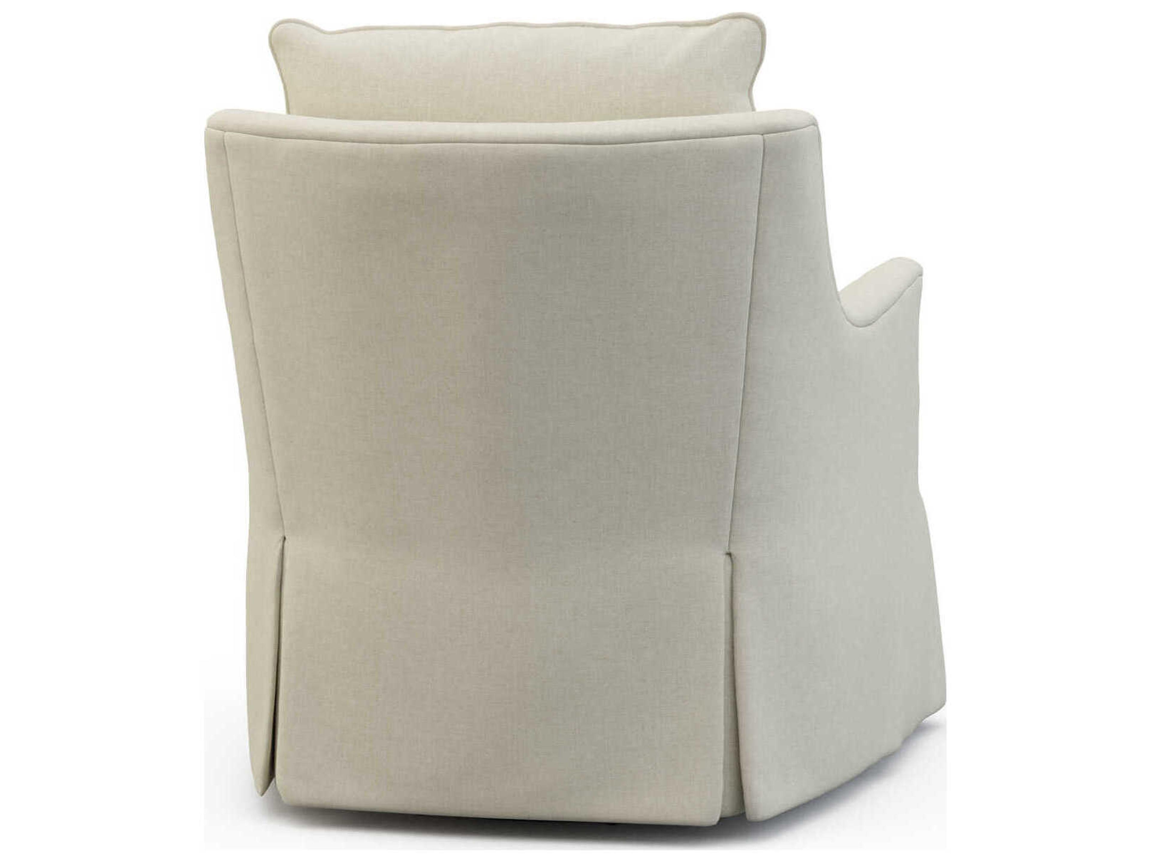 Hickory White Custom Elements Upholstery Lottie Swivel Accent Chair