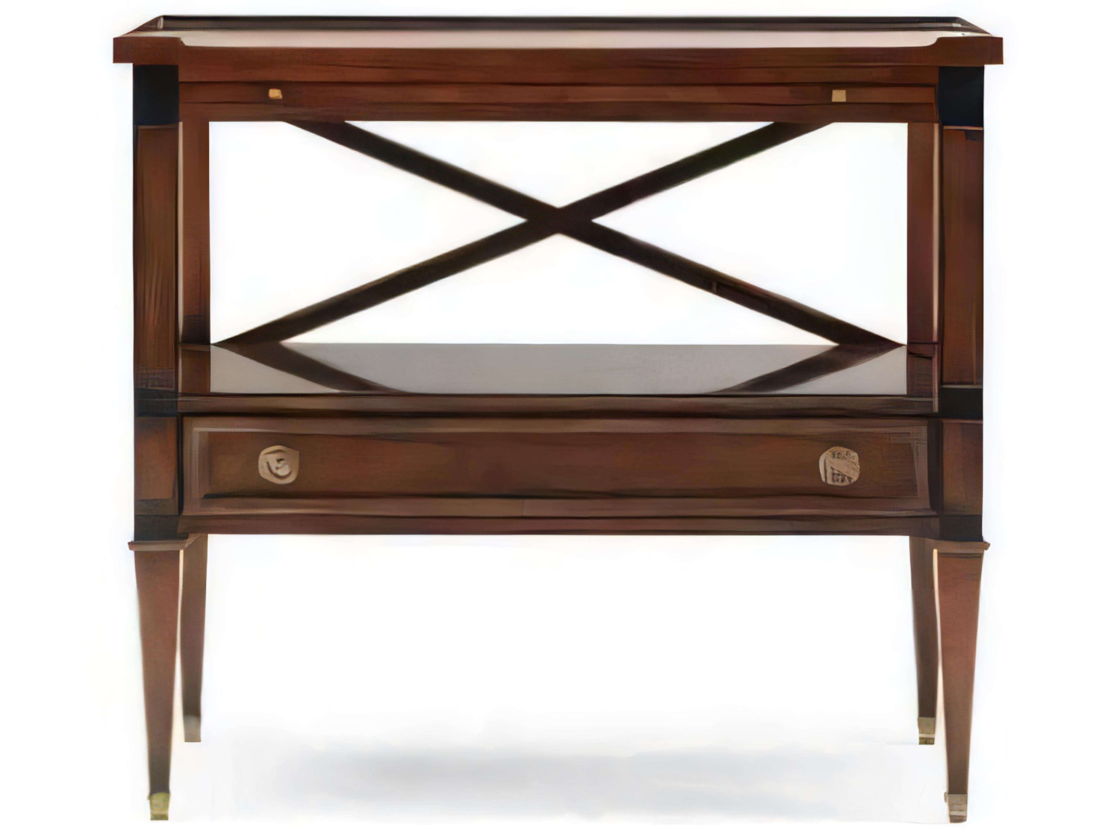 Continental Classics 1-Drawer Brown Cherry Wood Nightstand