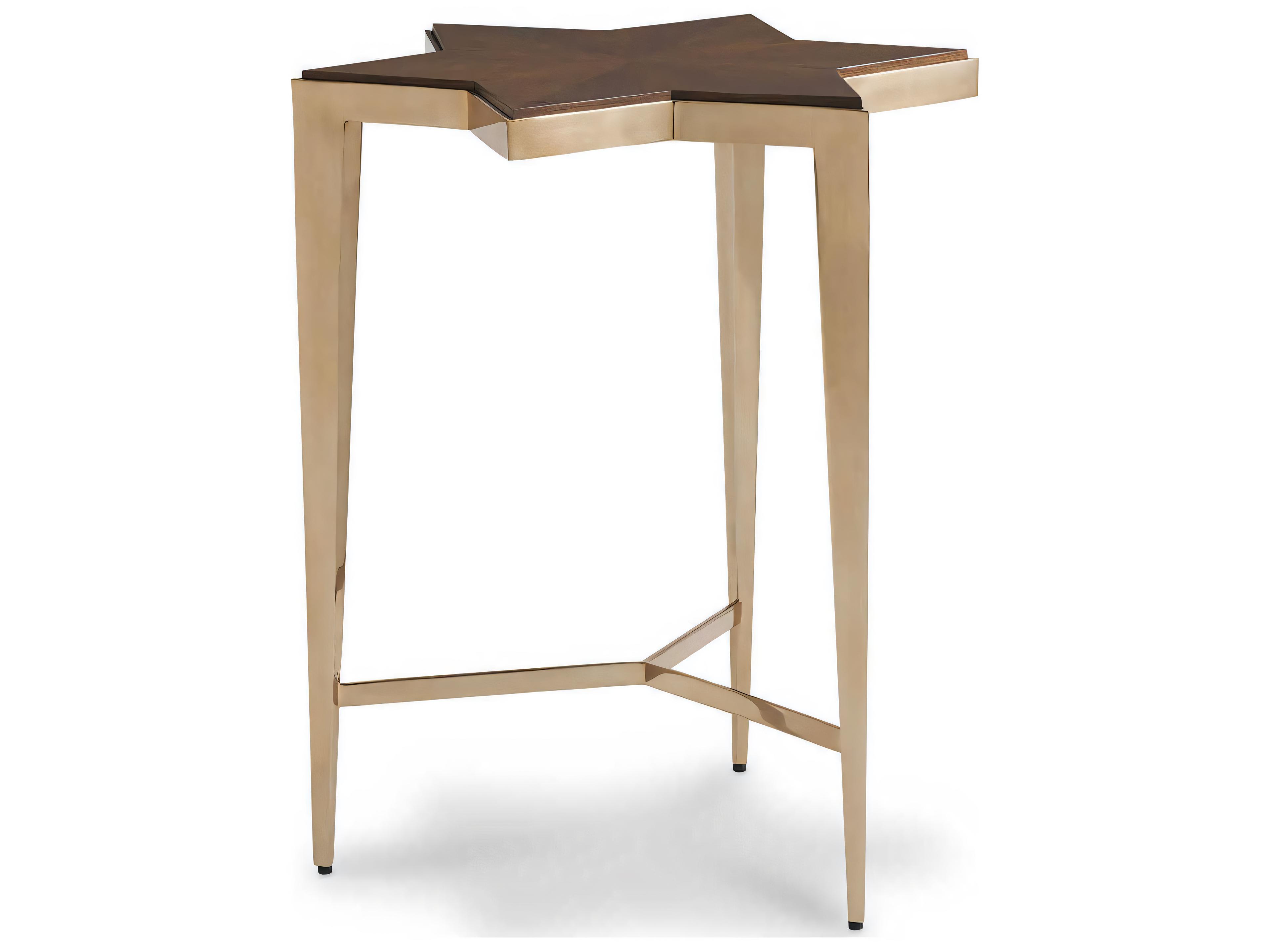 Hickory White Wood End Table