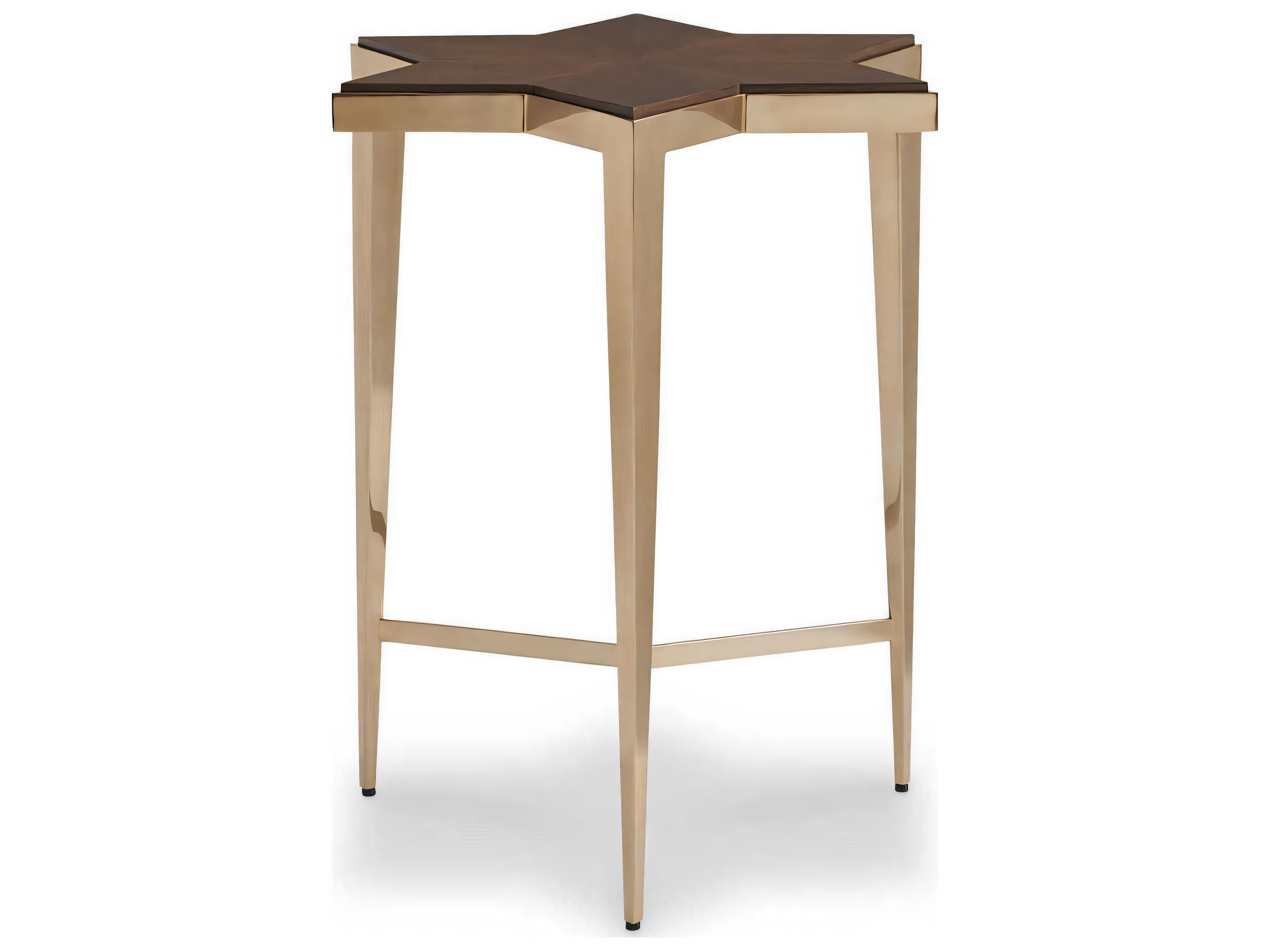 Hickory White Wood End Table