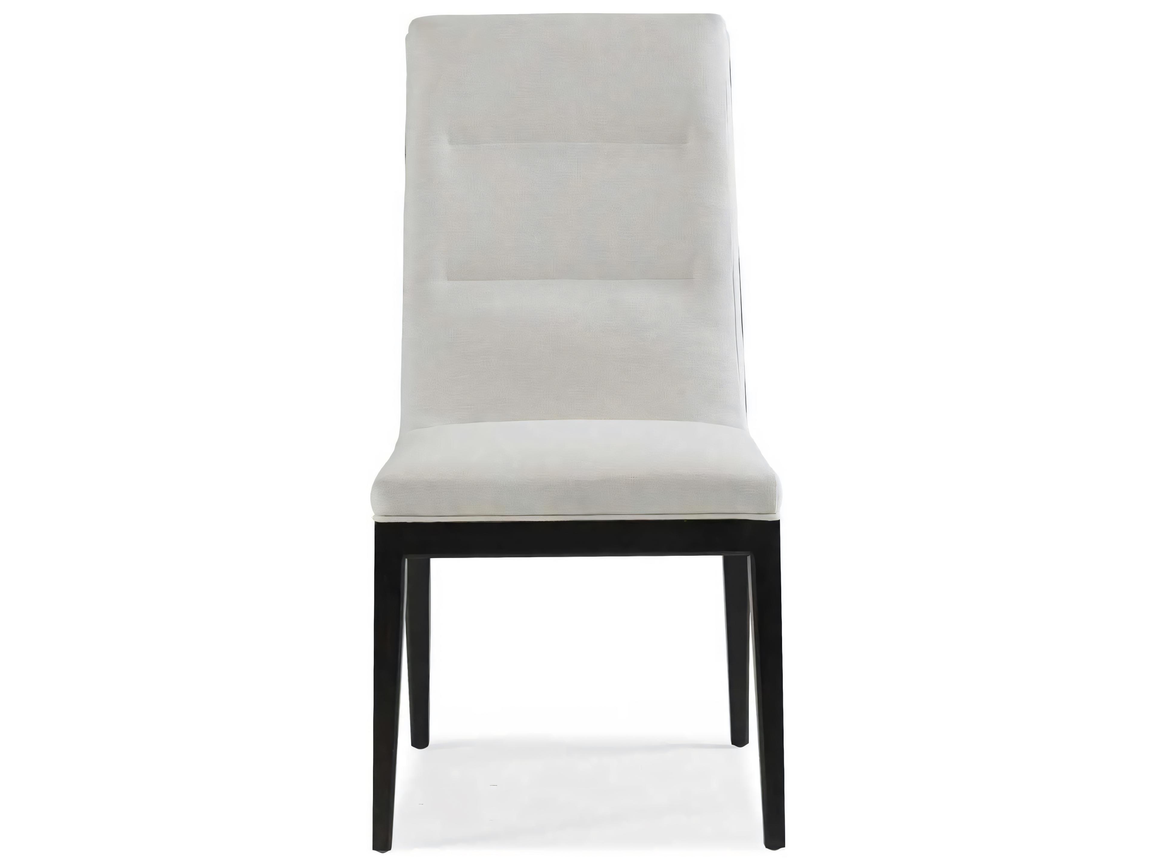 Hickory White Oasis Beech Wood Upholstered Ellena Side Dining Chair