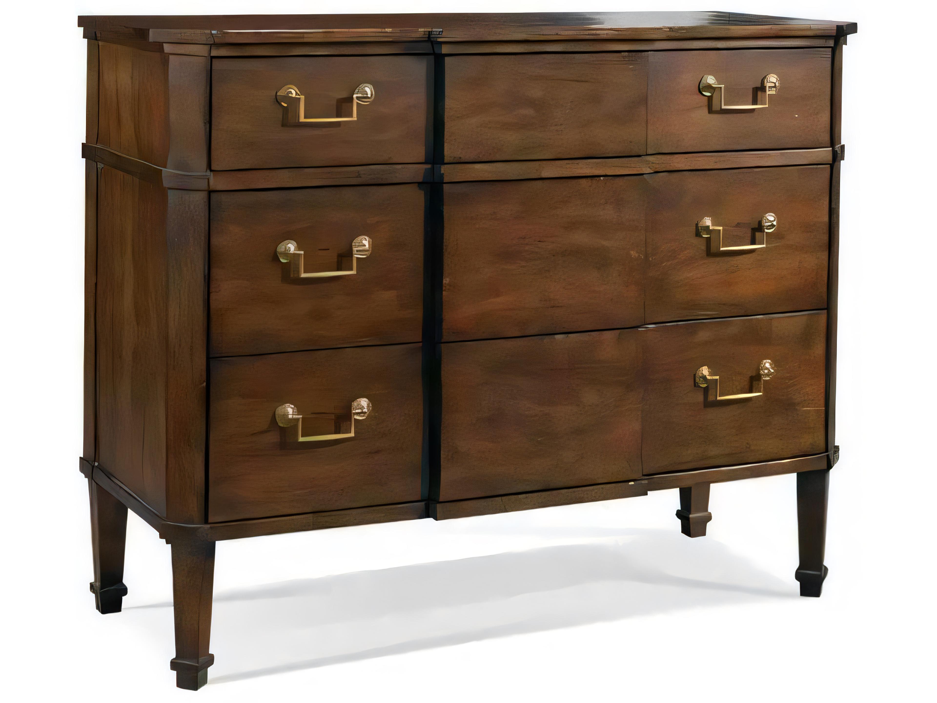 Vineyard Haven Walnut Brown Cherry Wood Accent Chest