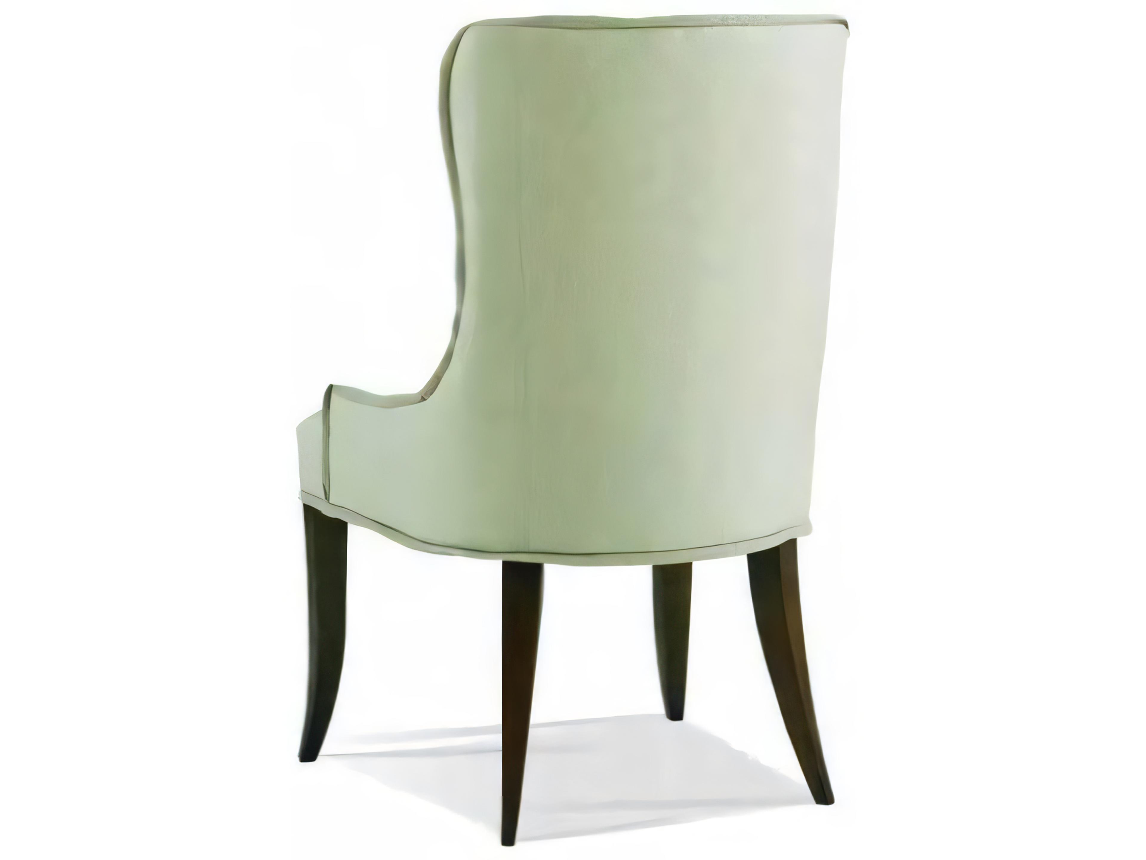 Hickory White A La Carte Maple Wood Upholstered Arm Dining Chair