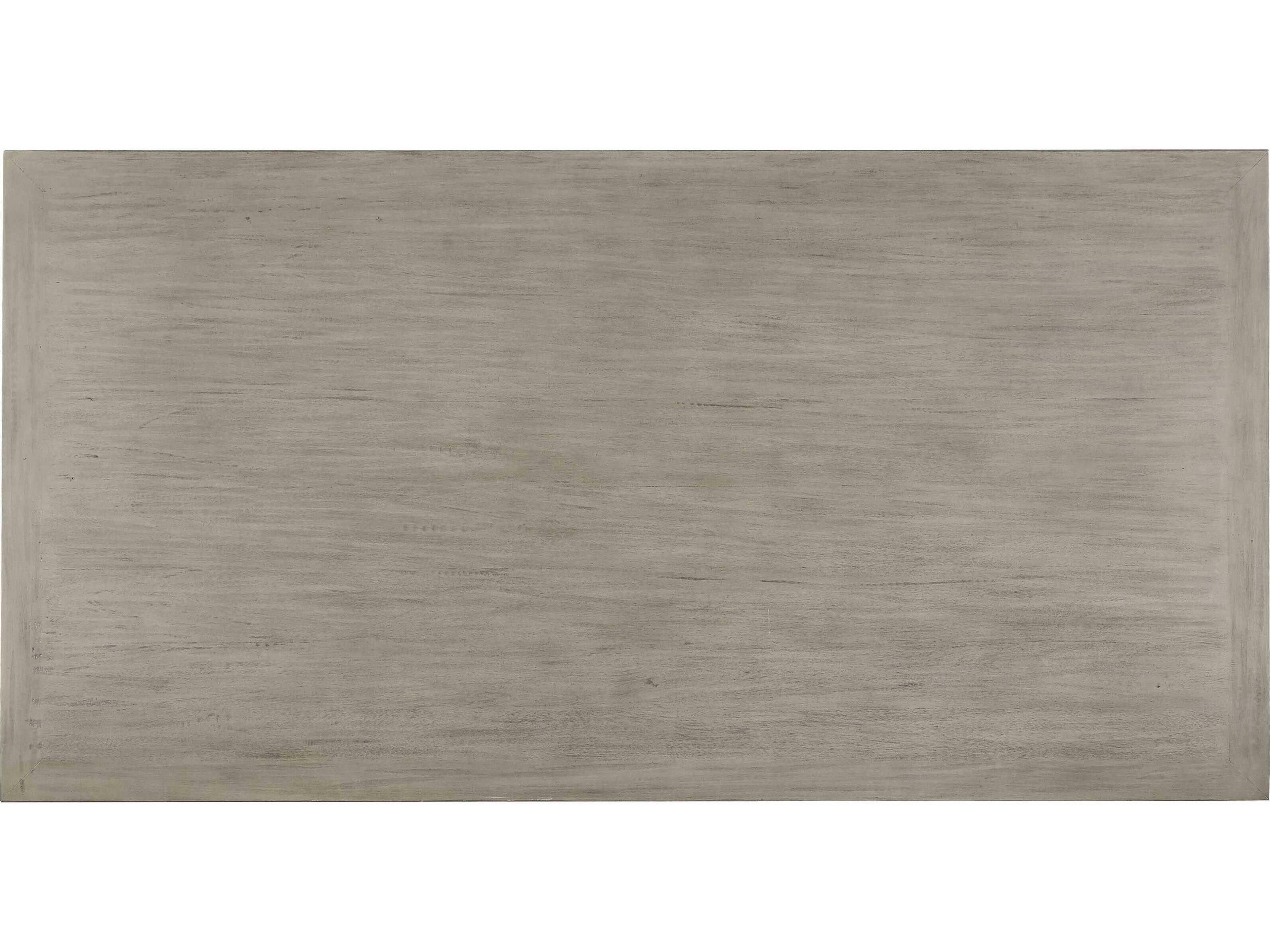 Hickory White Edisto Rectangular Wood Grey Breeze Dining Table