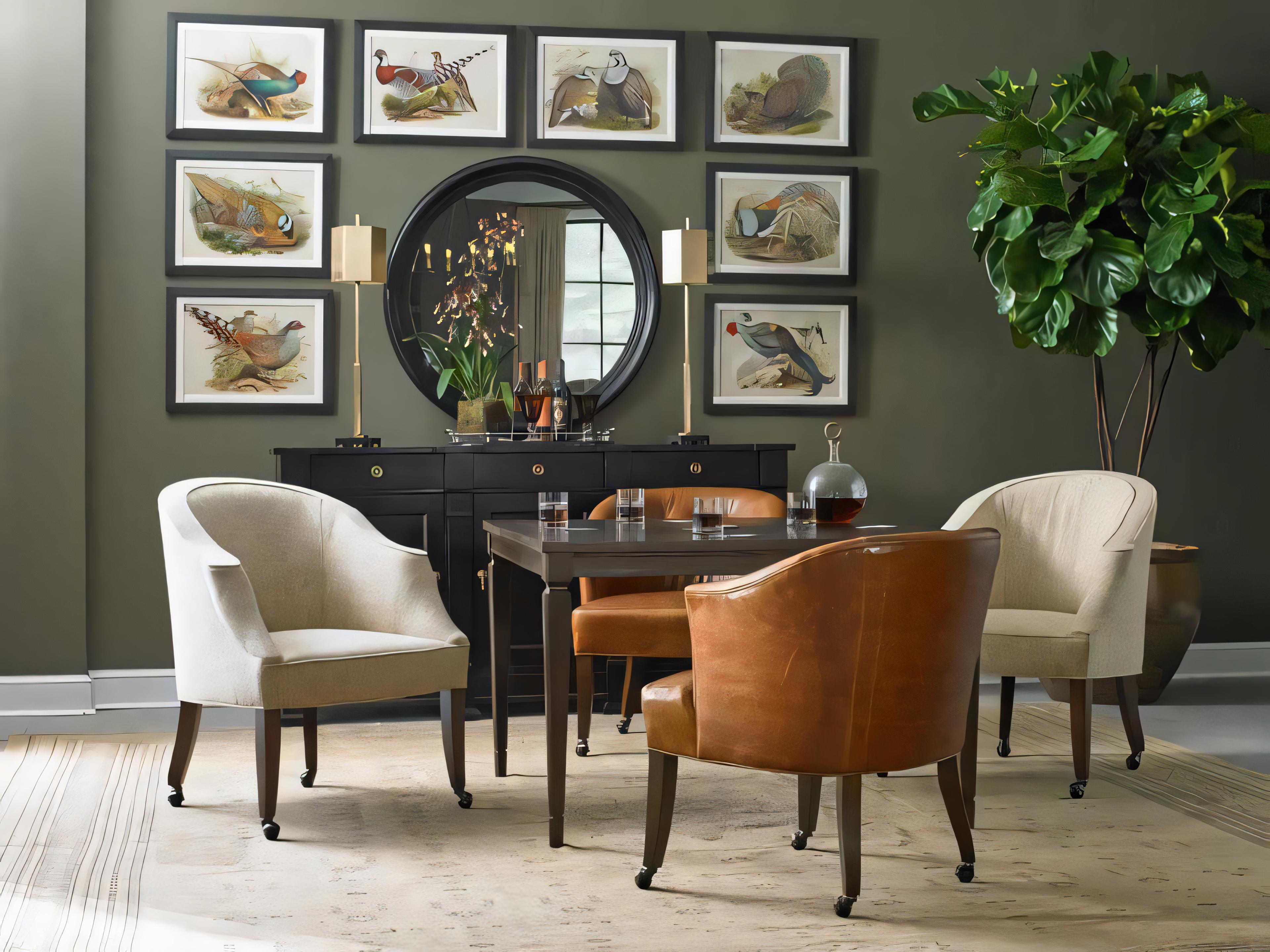 Hickory White Rockford Dining Table