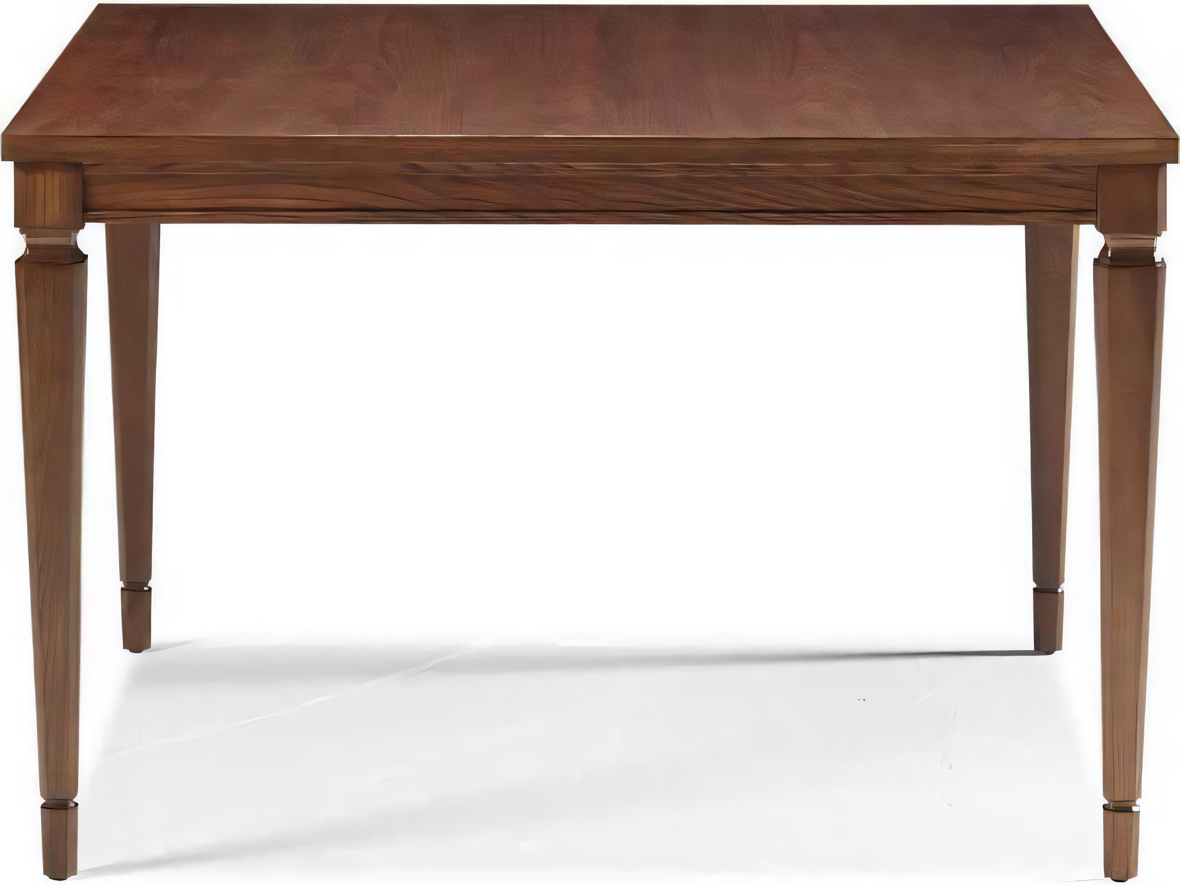 Hickory White Rockford Rectangular Wood Carob Brown Dining Table