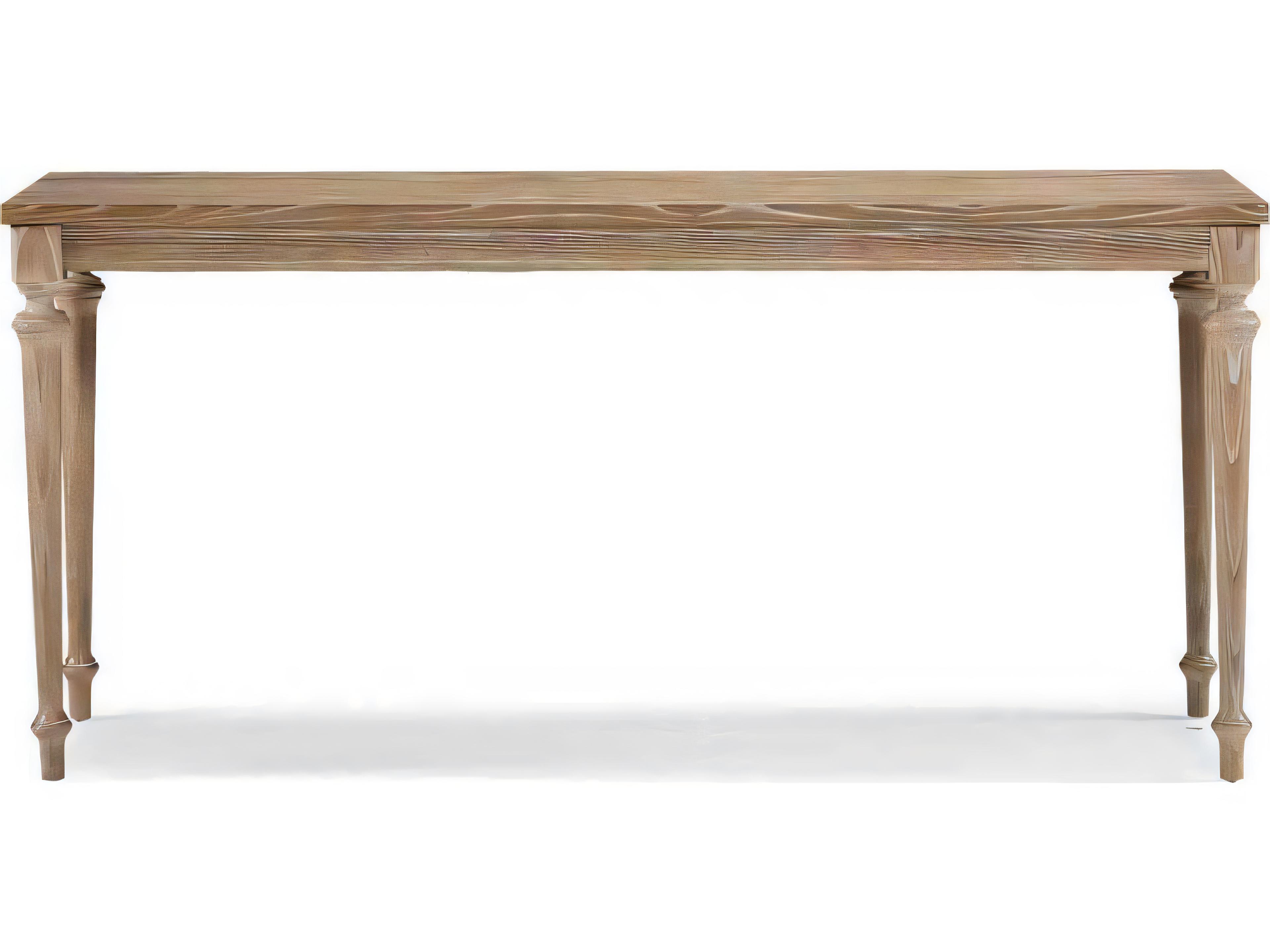 Hickory White Hillcrest Rectangular Driftwood Console Table