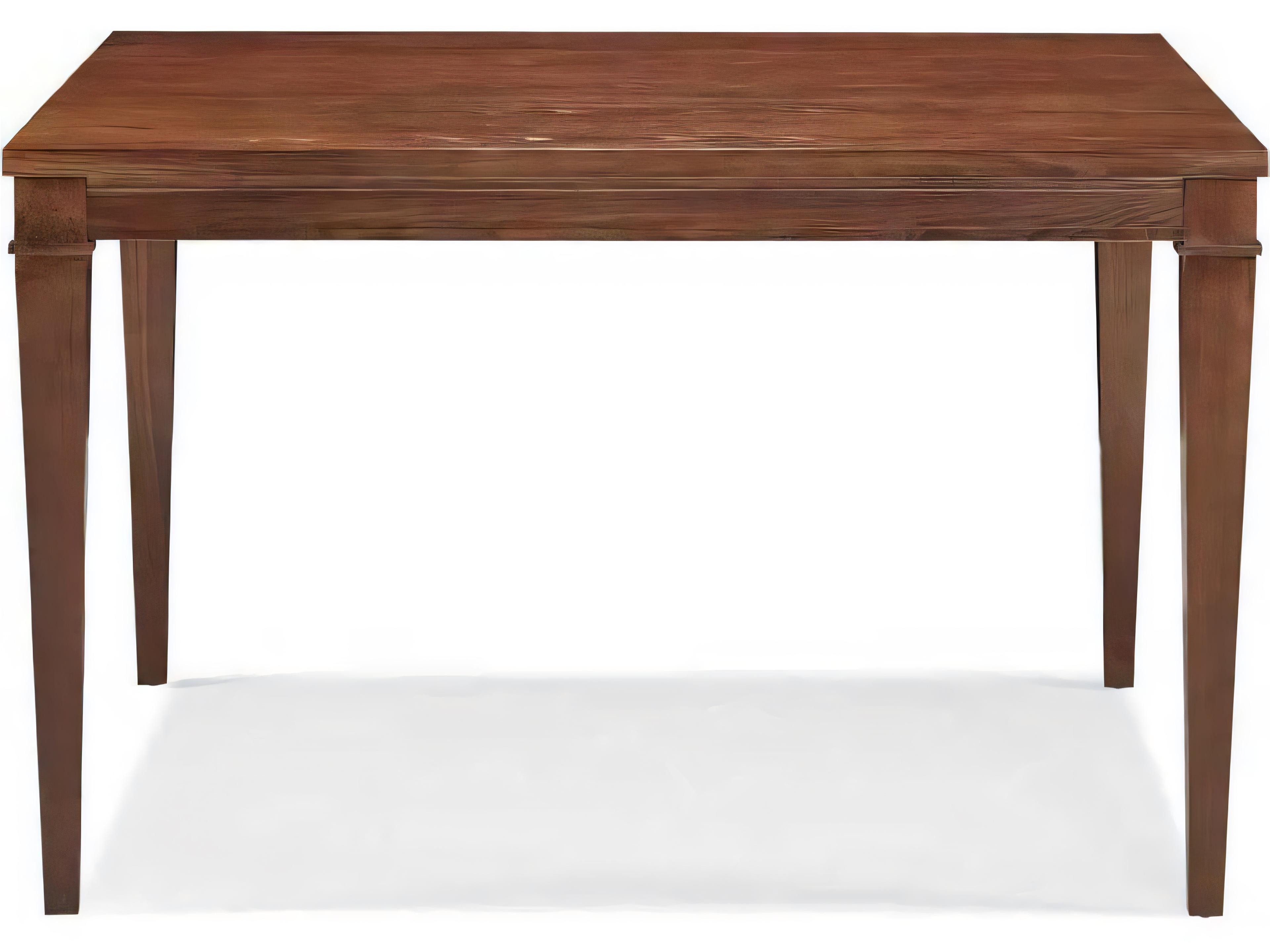 Hickory White Ferndale Square Wood Modern Walnut Dining Table