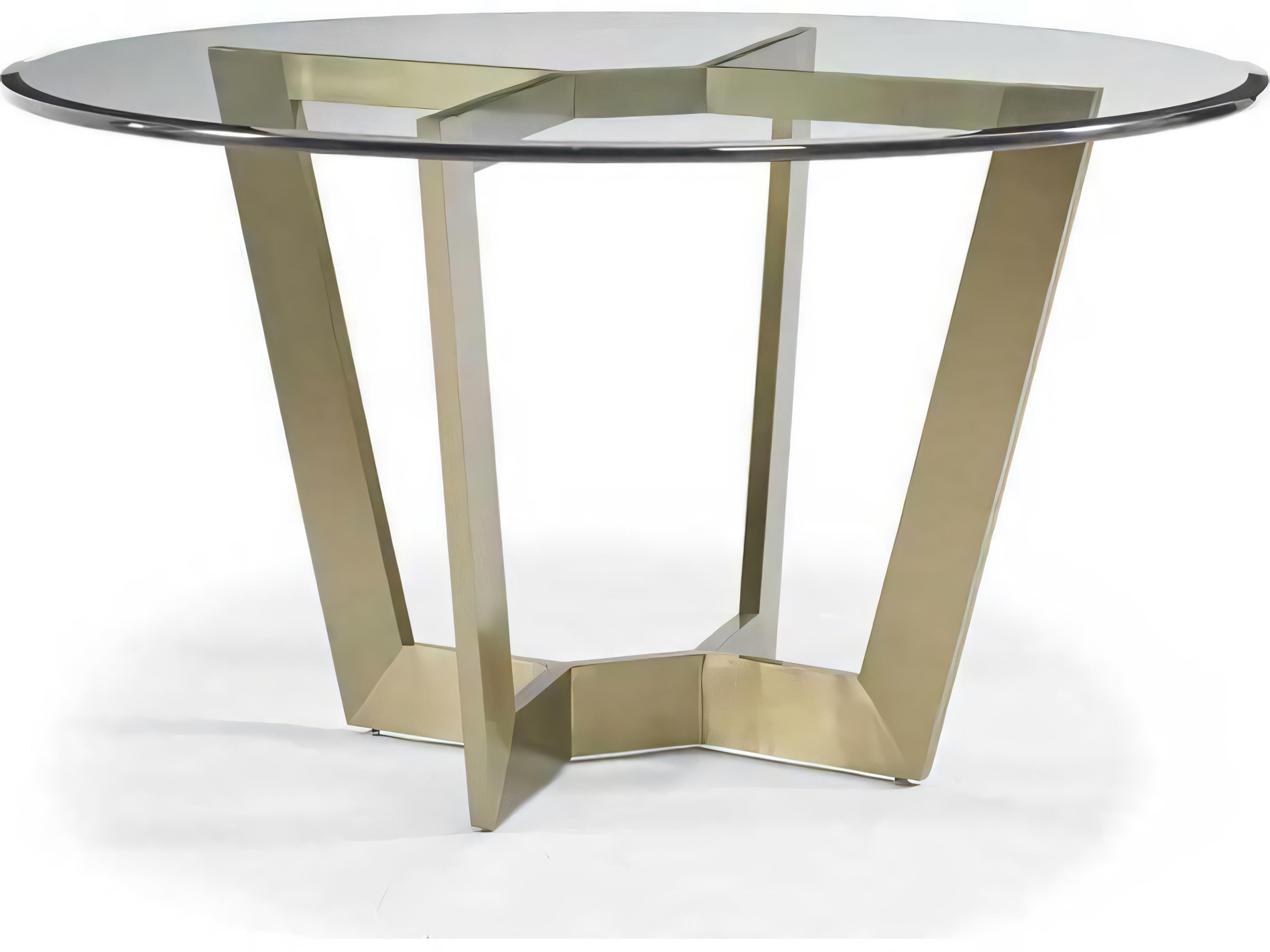 Hickory White 54" Round Glass Top