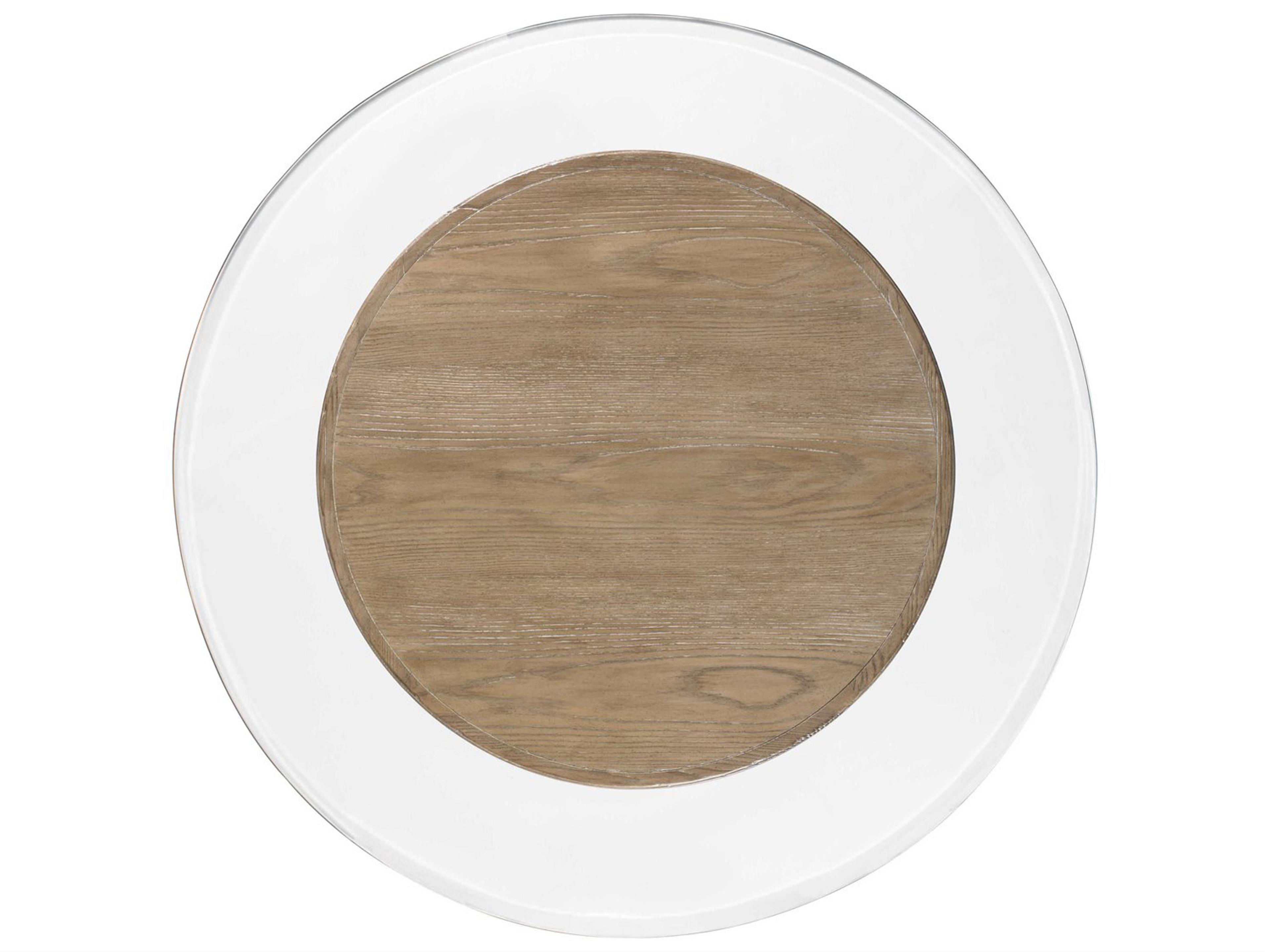 Round Glass Top with Topper