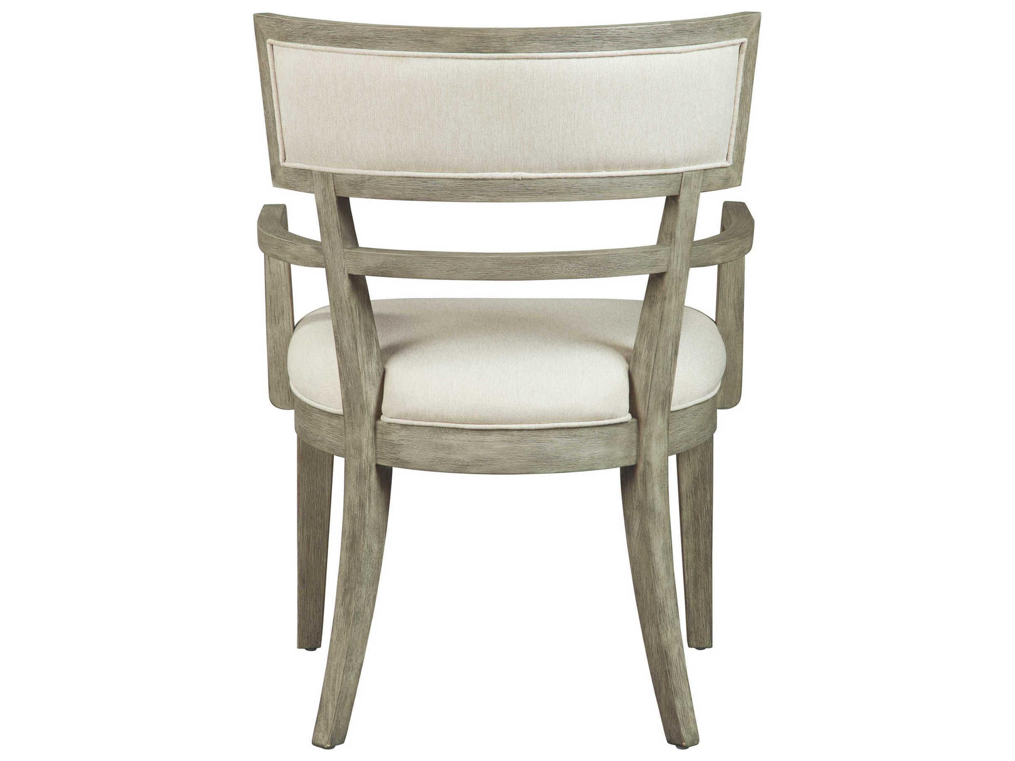 Hekman Gray Upholstered Arm Dining Chair