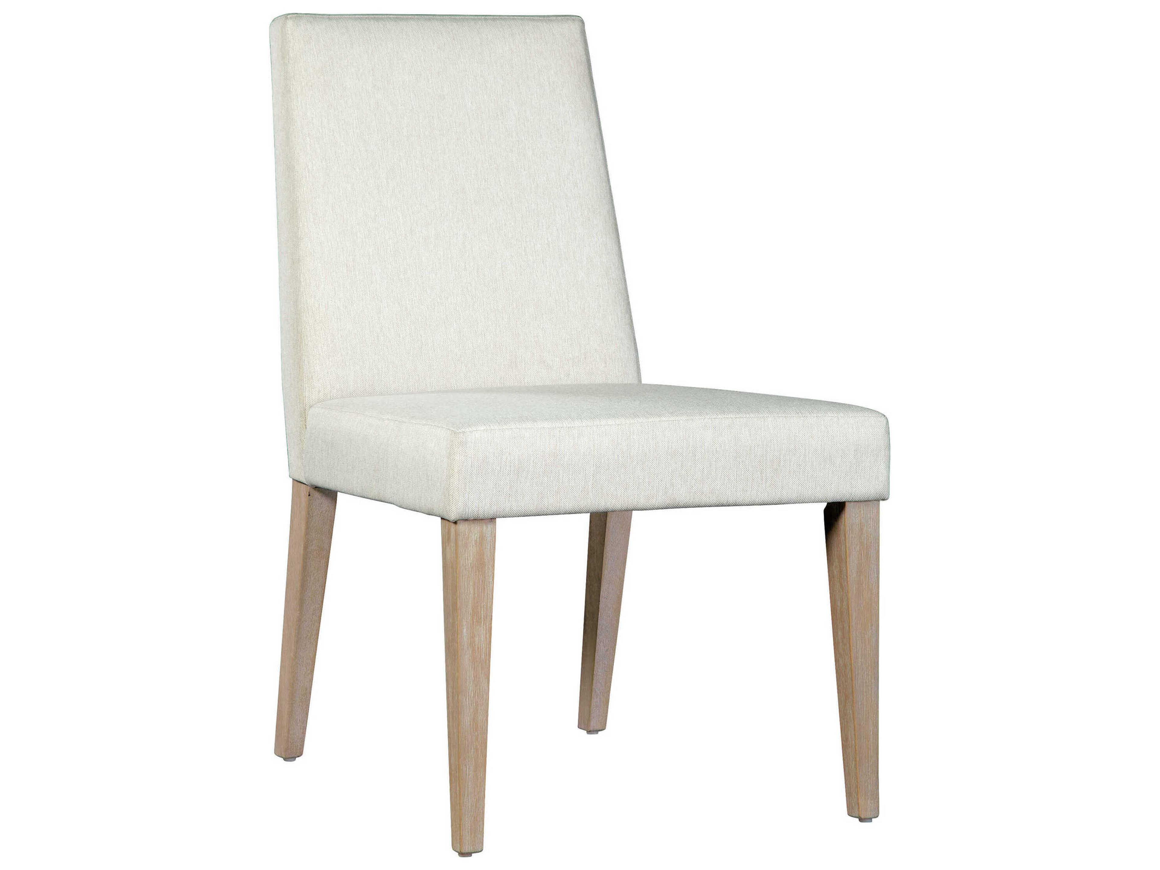 Scottsdale Mindi Wood White Upholstered Side Dining Chair
