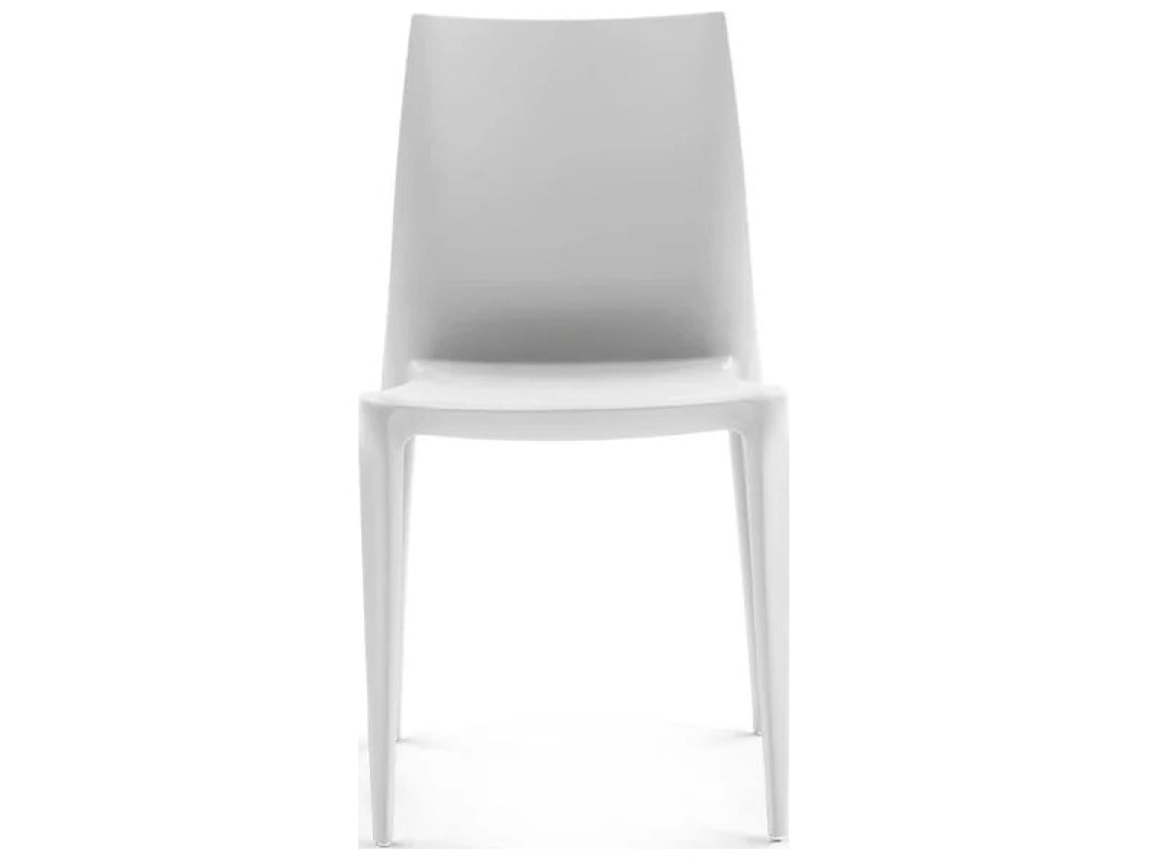 Bellini Light Grey Polypropylene Dining Chair - Pack of 2