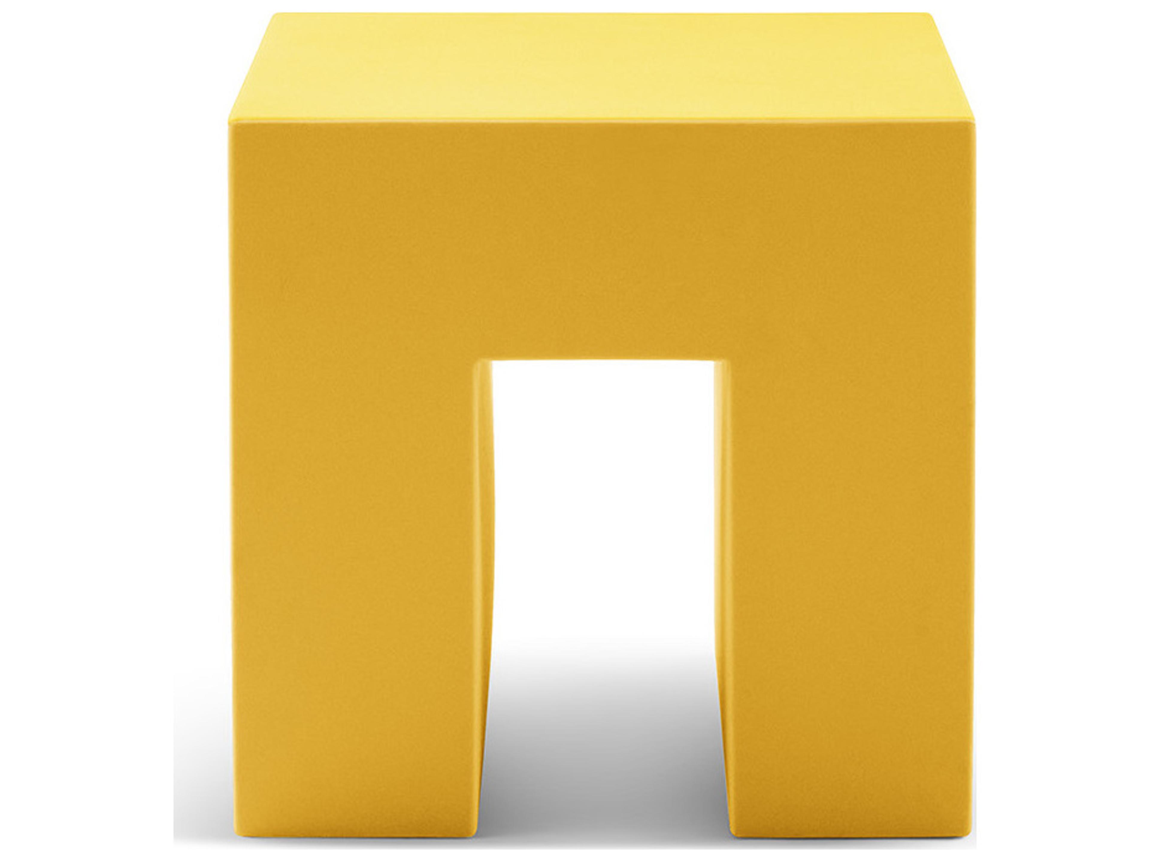 Vignelli Cube - Yellow