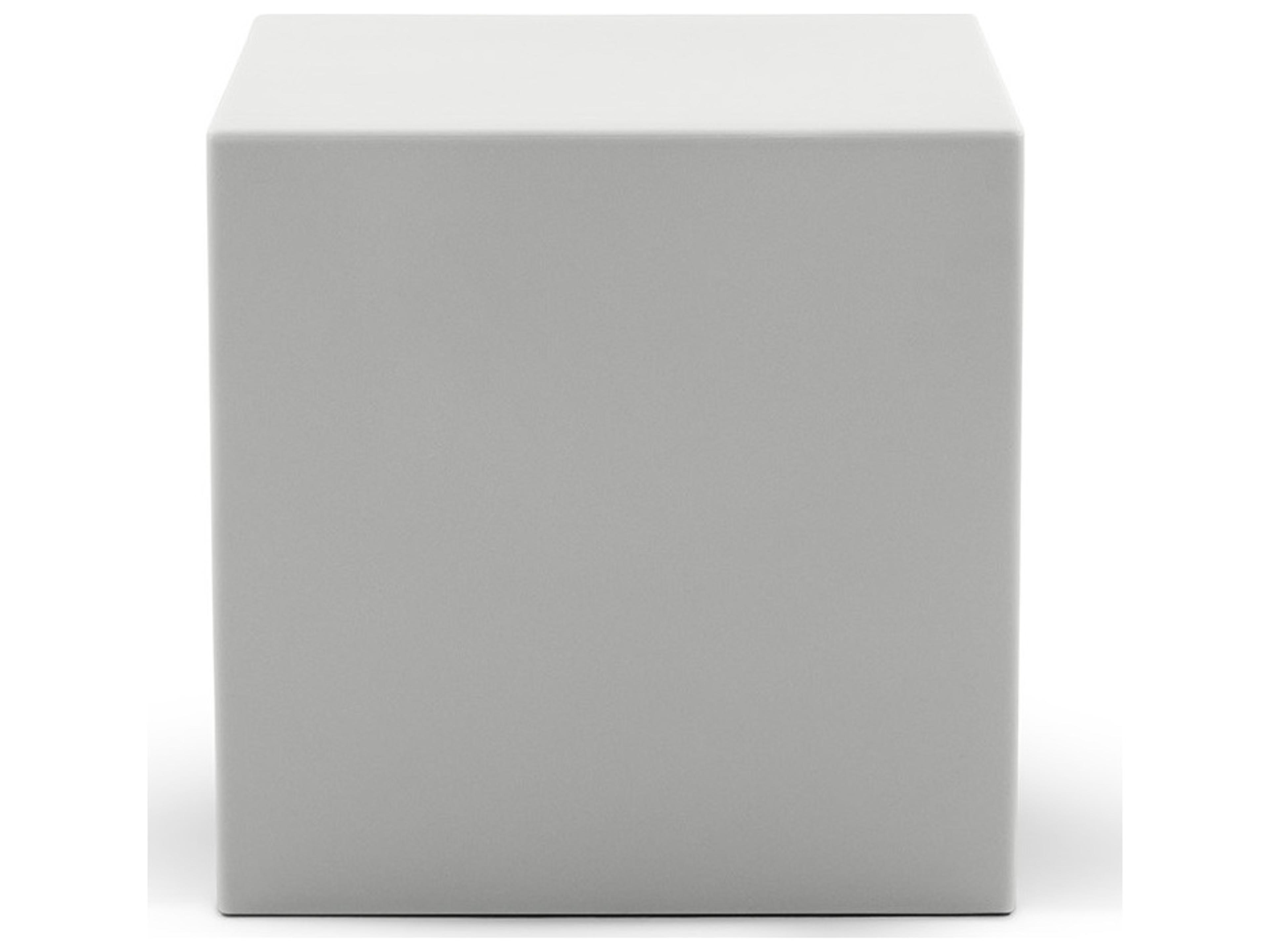 Heller Outdoor Vignelli Cube - Light Grey