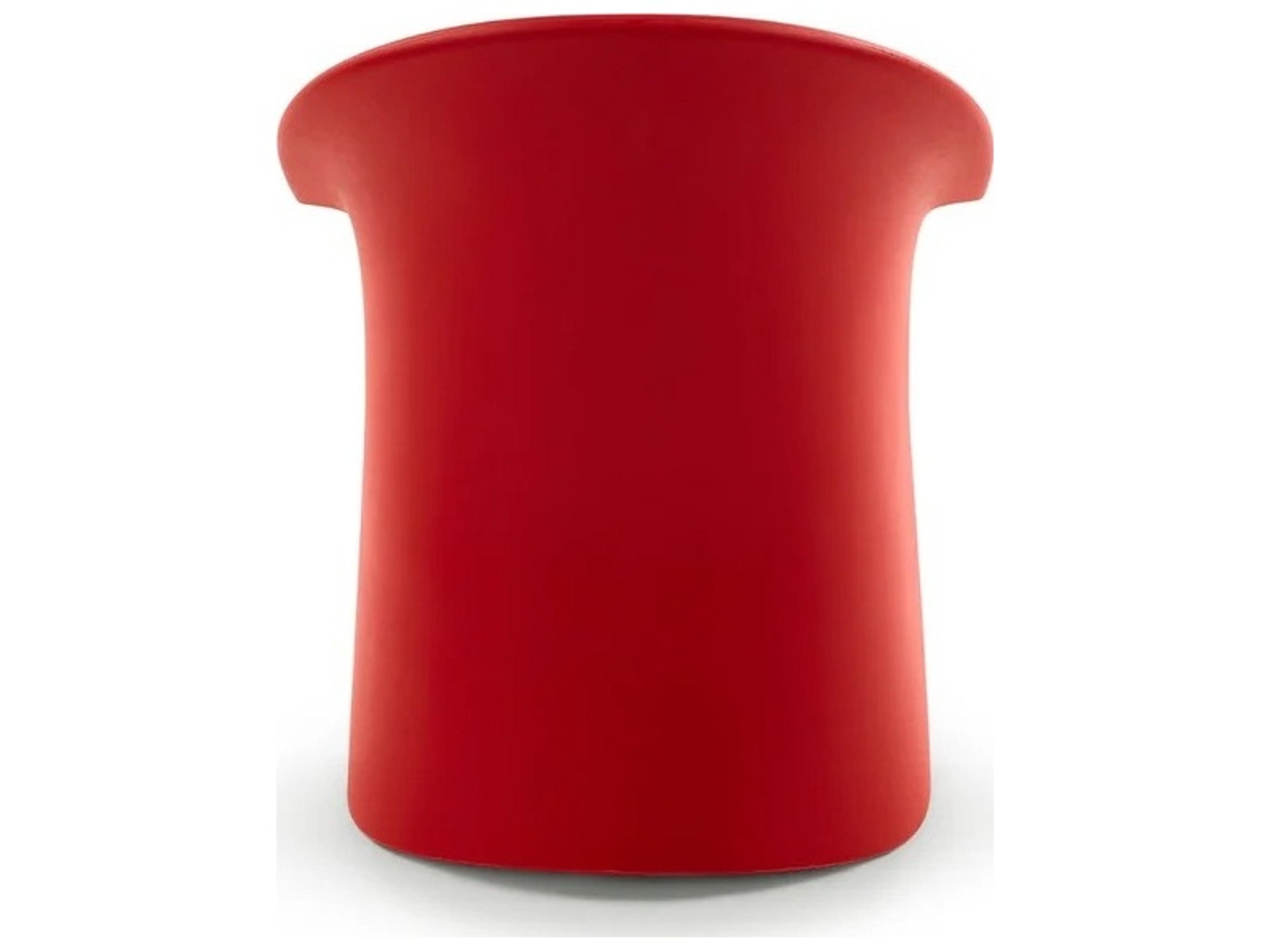 Heller Outdoor Vignelli Tomato Polypropylene Lounge Chair