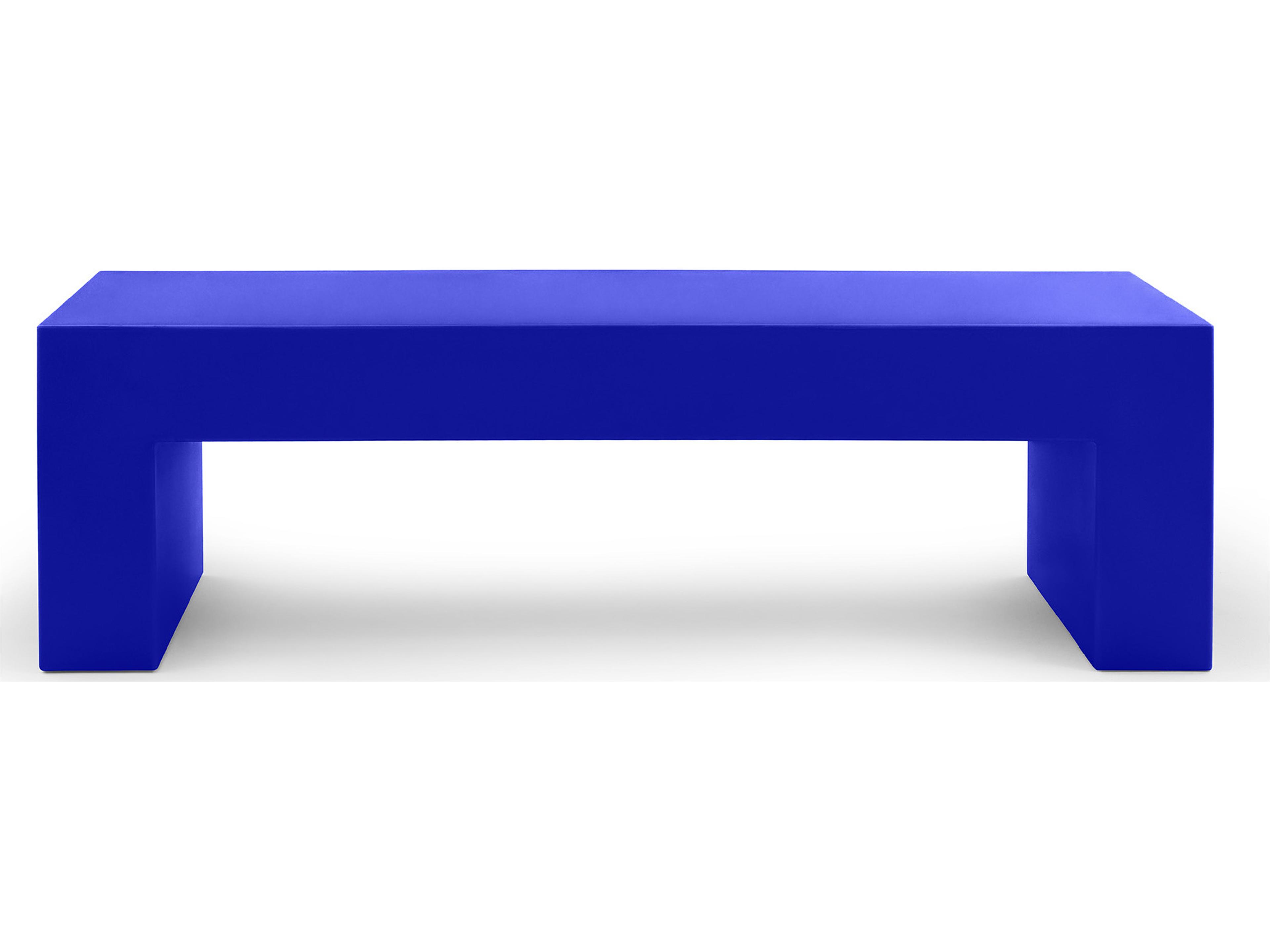 Heller Outdoor Vignelli Medium Bench - Blue