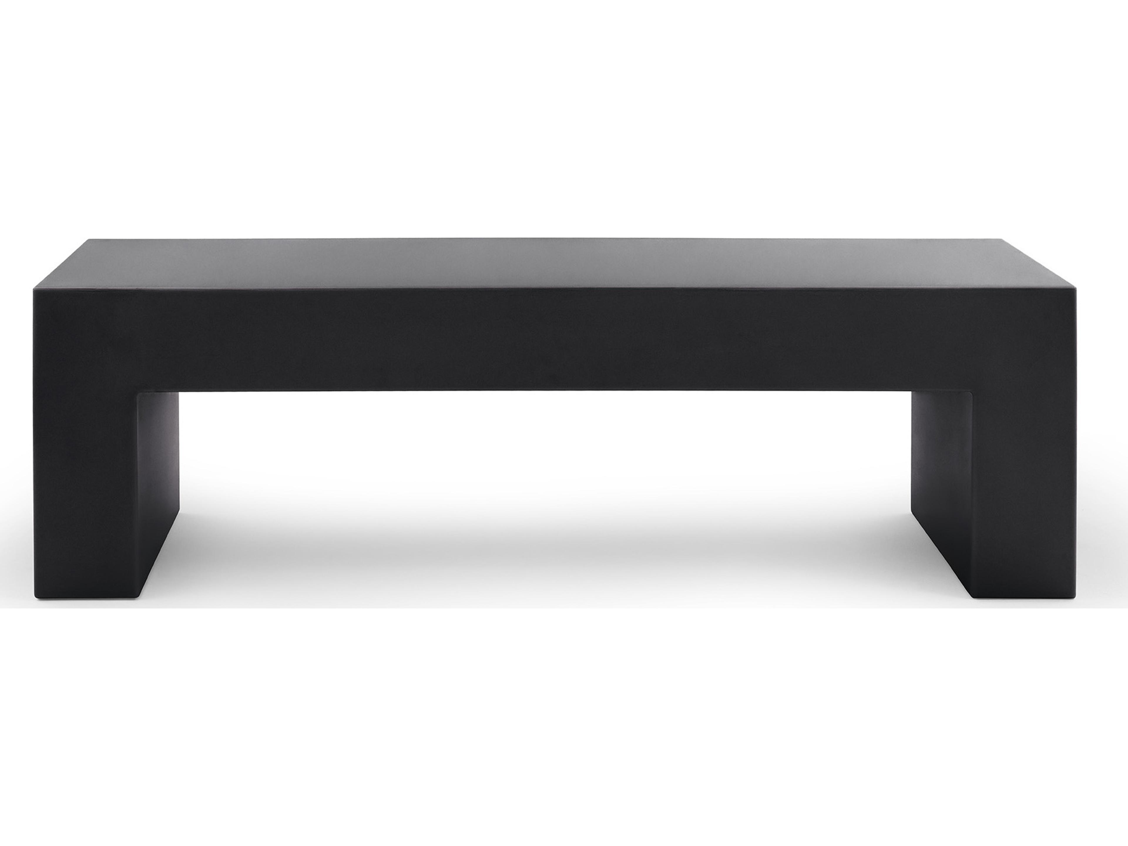 Heller Outdoor Vignelli Medium Bench - Dark Grey