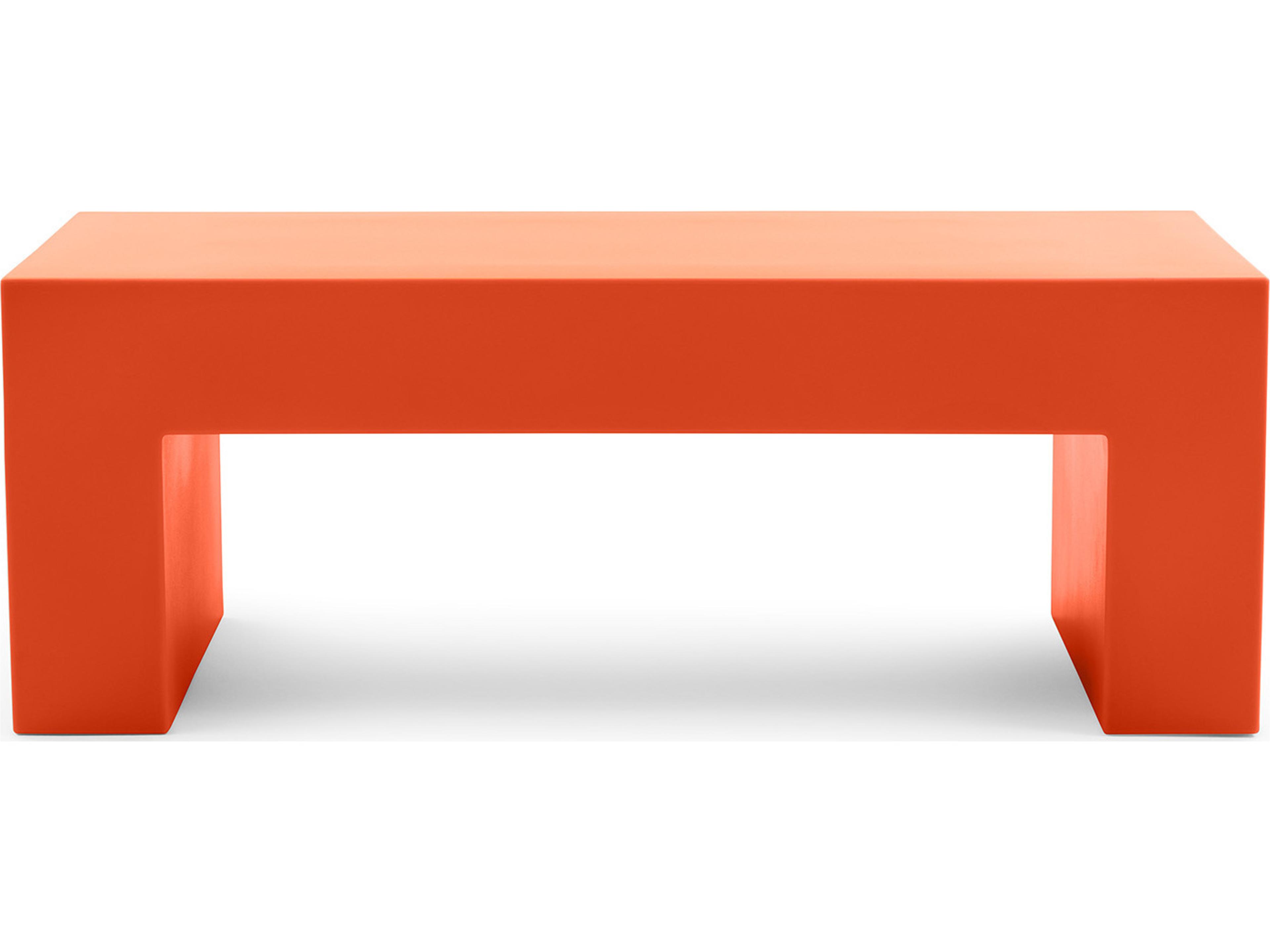 Vignelli Small Bench - Orange