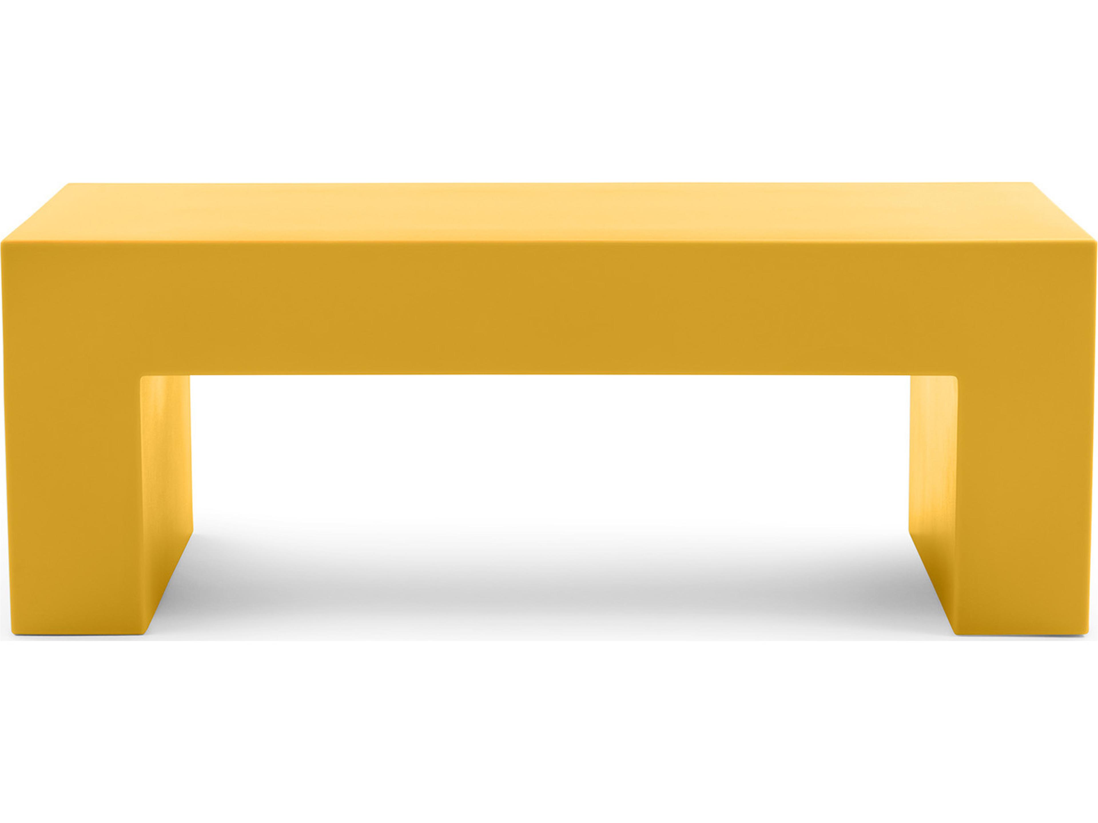 Vignelli Small Bench - Yellow