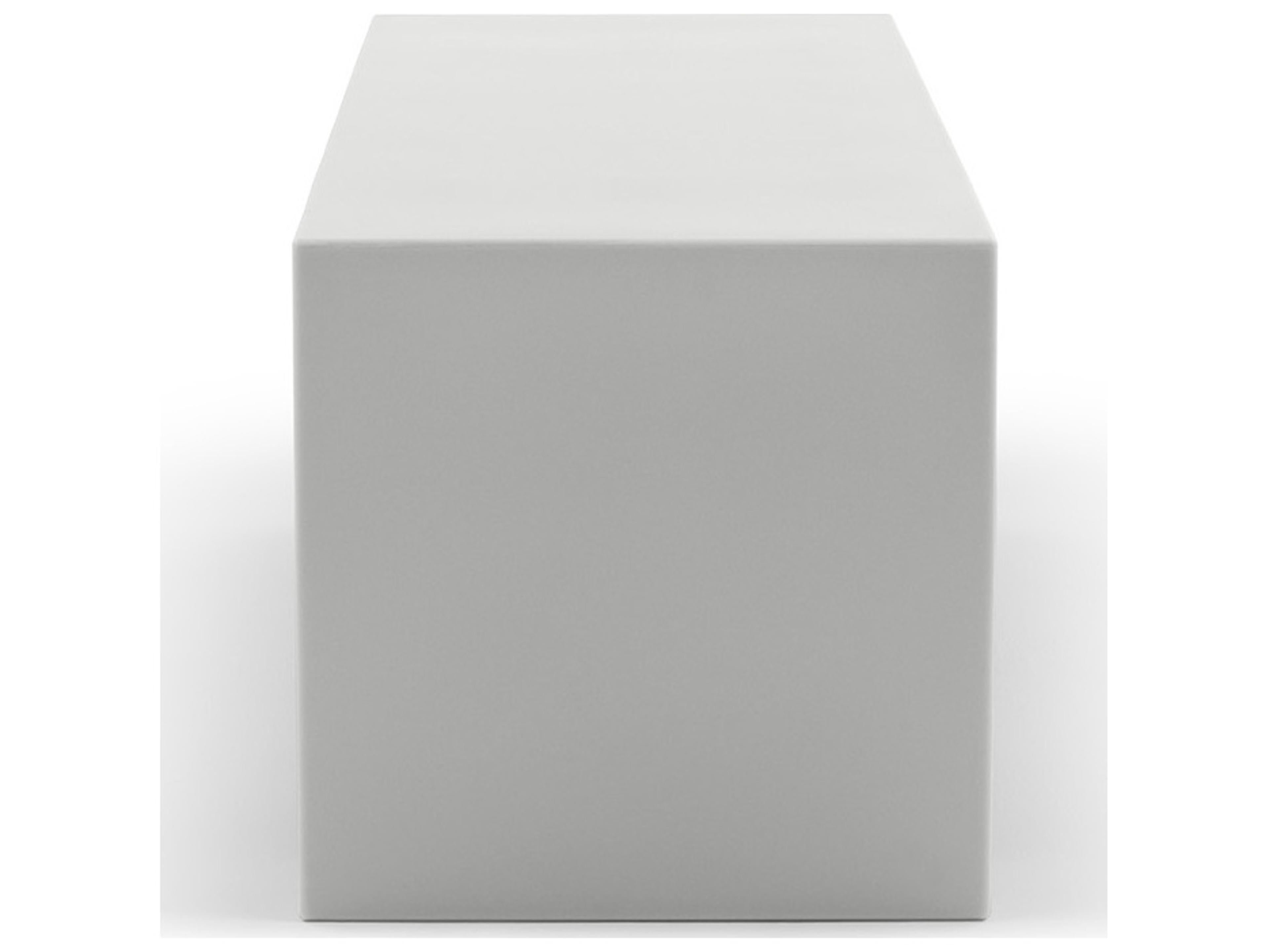 Heller Outdoor Vignelli Small Bench - Light Grey