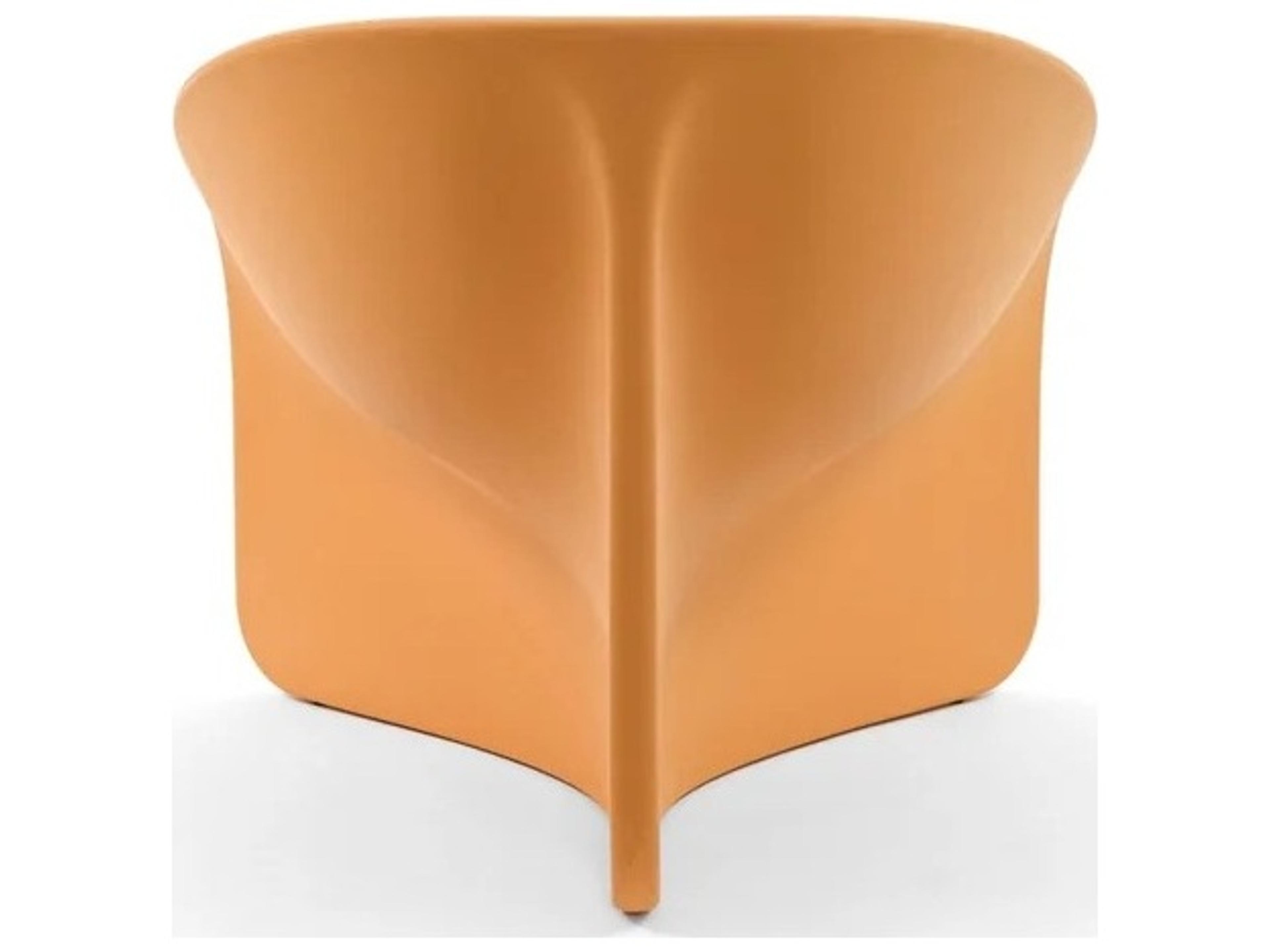 Heller Outdoor Bluff Cantaloupe Recycled Plastic Dining Chair