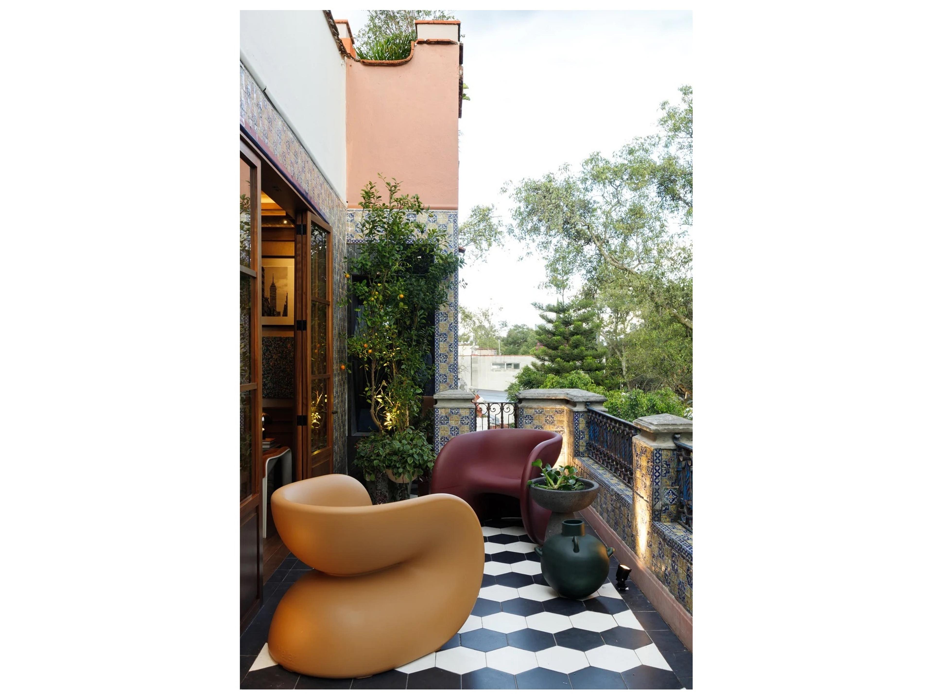 Heller Outdoor Fortune Dark Cherry Recycled Plastic Dining Chair